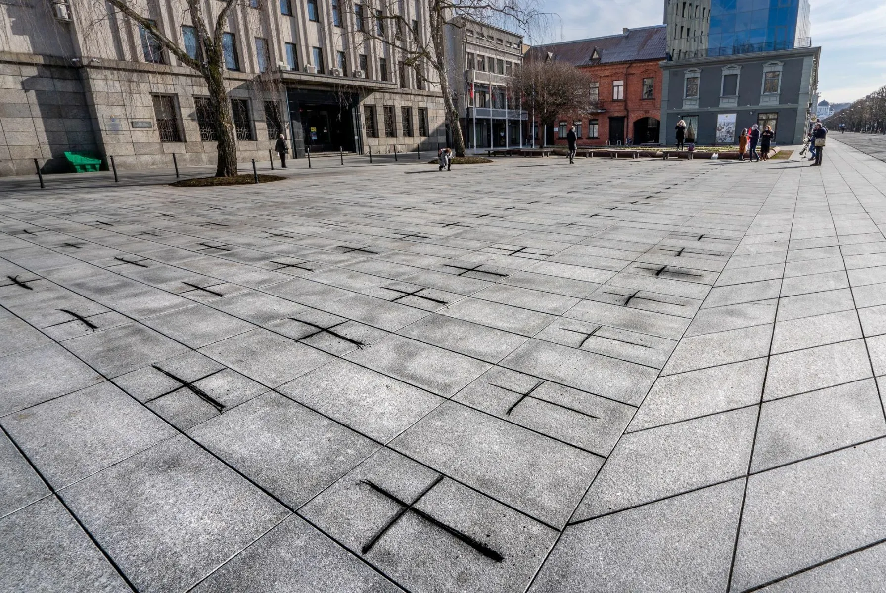 Protestas prie Kauno savivaldybės / Žemųjų Šančių bendruomenės „Facebook“ nuotr.