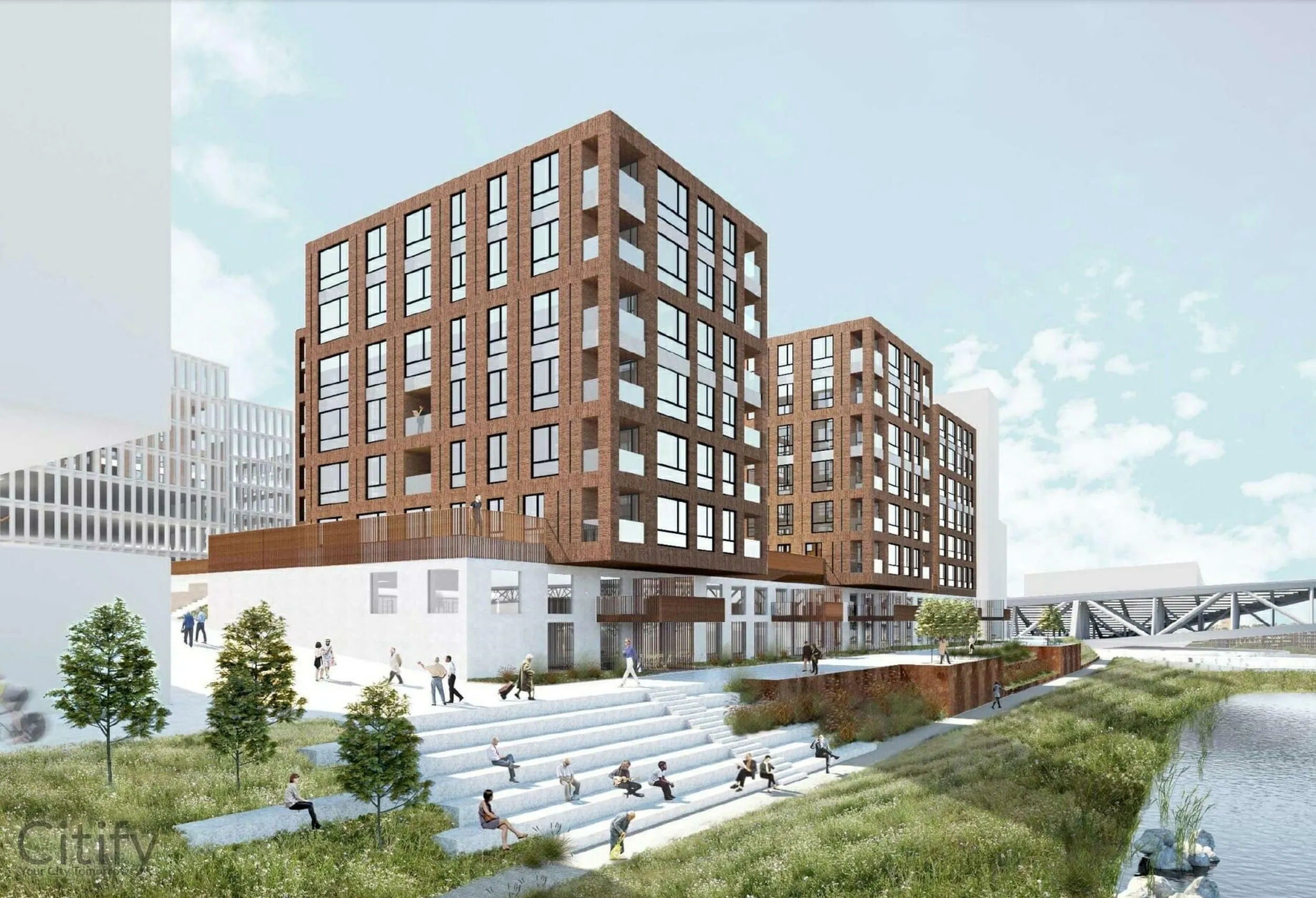 H. ir O. Minkovskių gatvėje projektuojamas rajonas