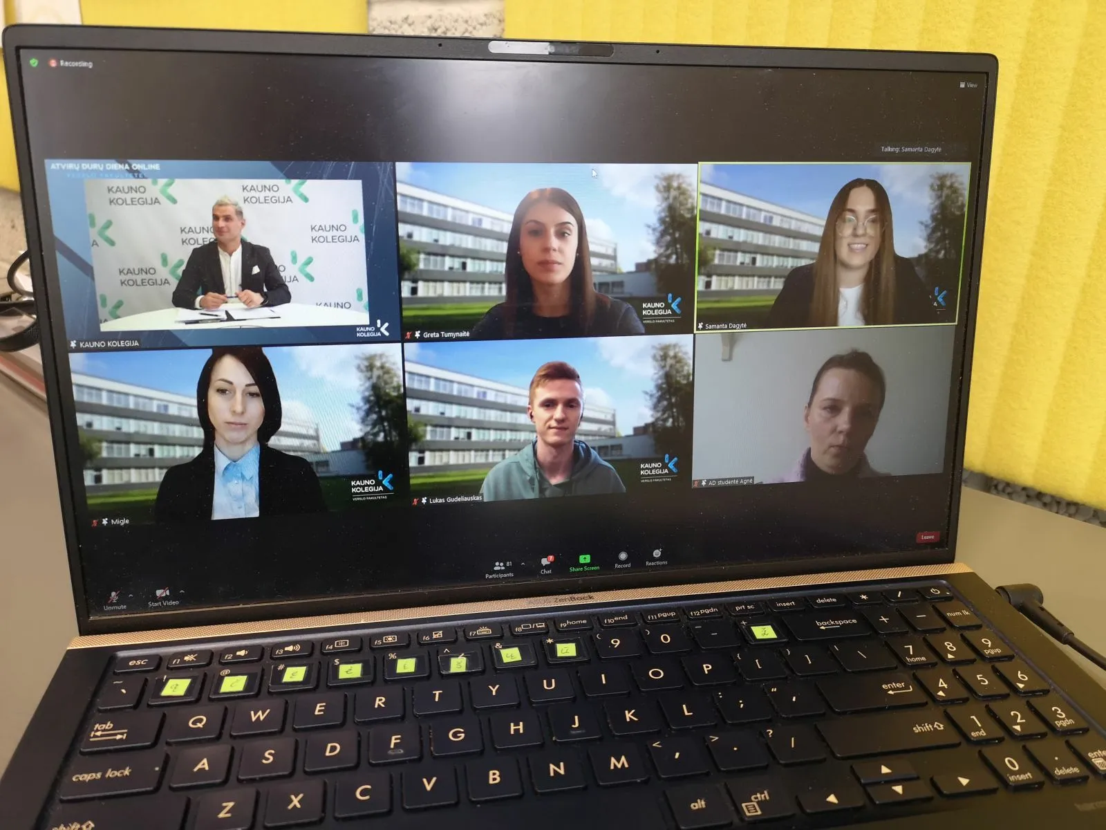 Kauno kolegijos virtuali atvirų durų savaitė / Organizatorių nuotr.