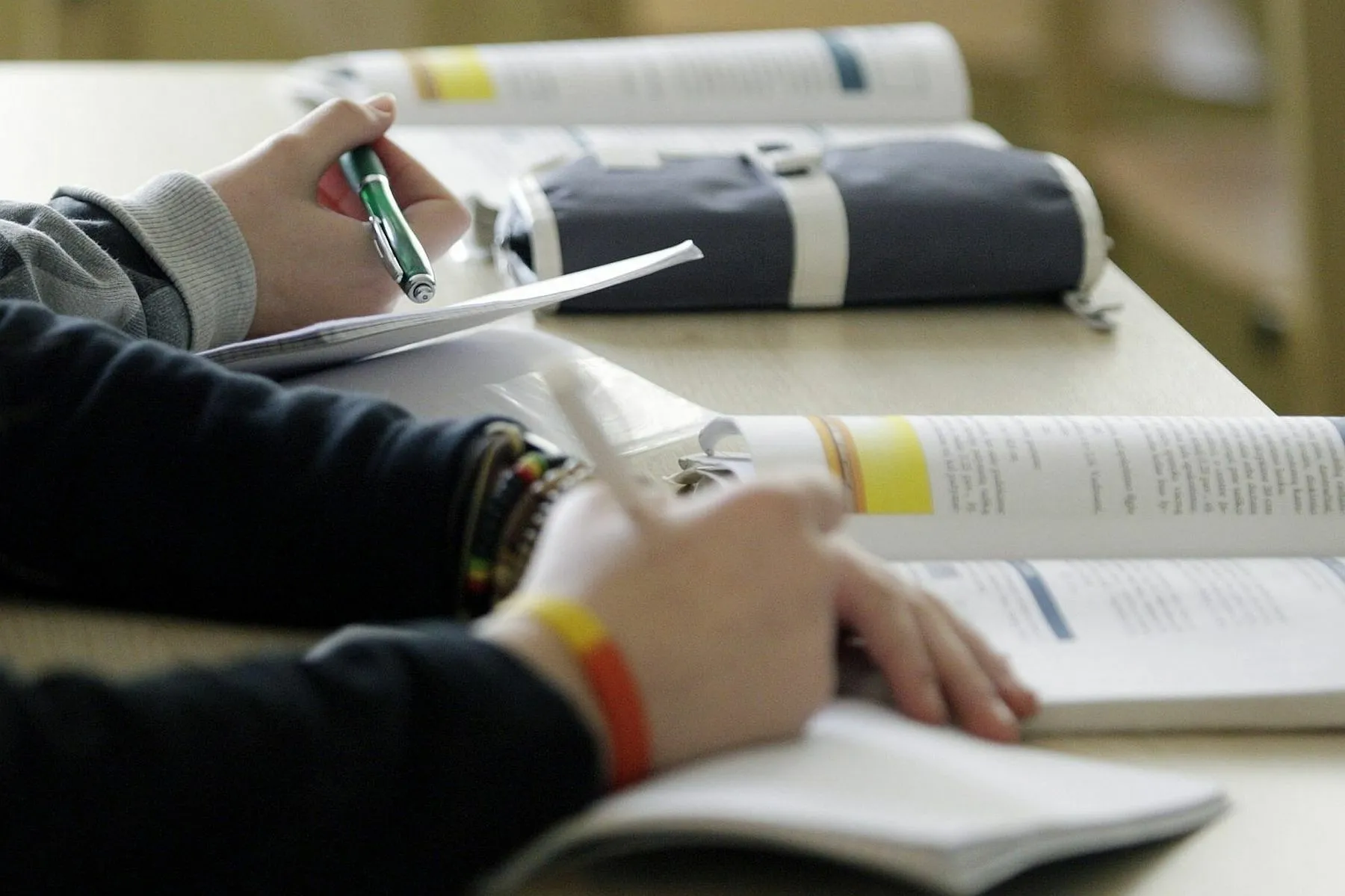 Klasė mokykla, mokiniai, pamoka, pratybos