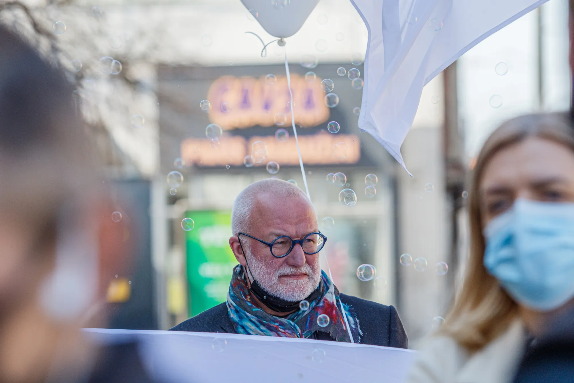 A. Karaliaus palaikimo akcija prie teismo