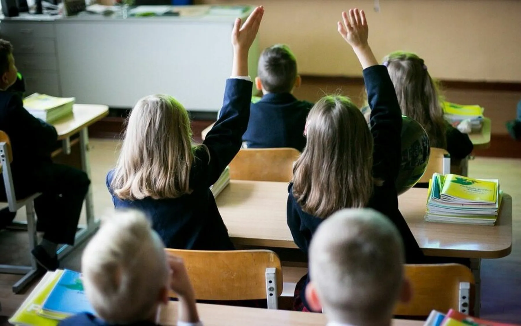 Pradinukai, mokiniai, pradinė klasė, mokykla