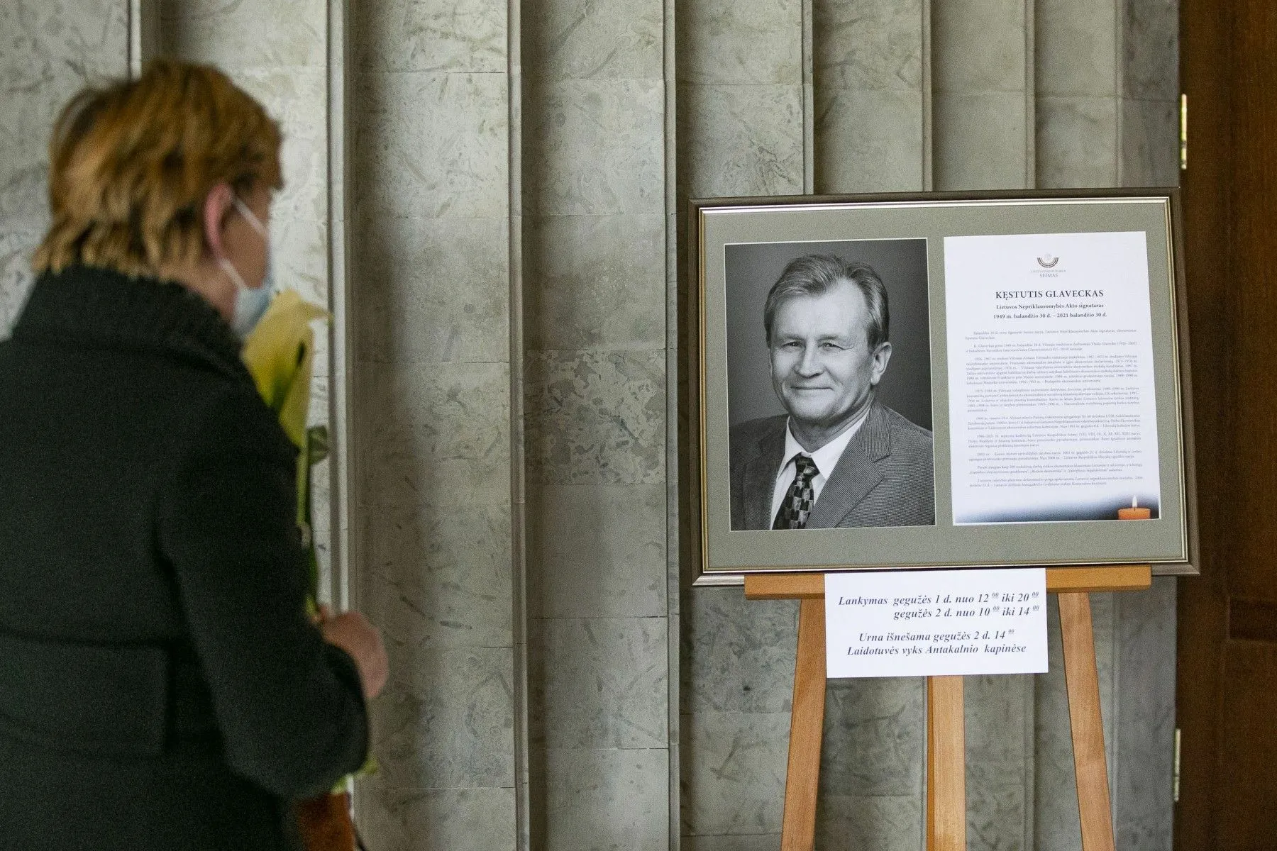 Atsisveikinimas su K. Glavecku / DELFI nuotr.