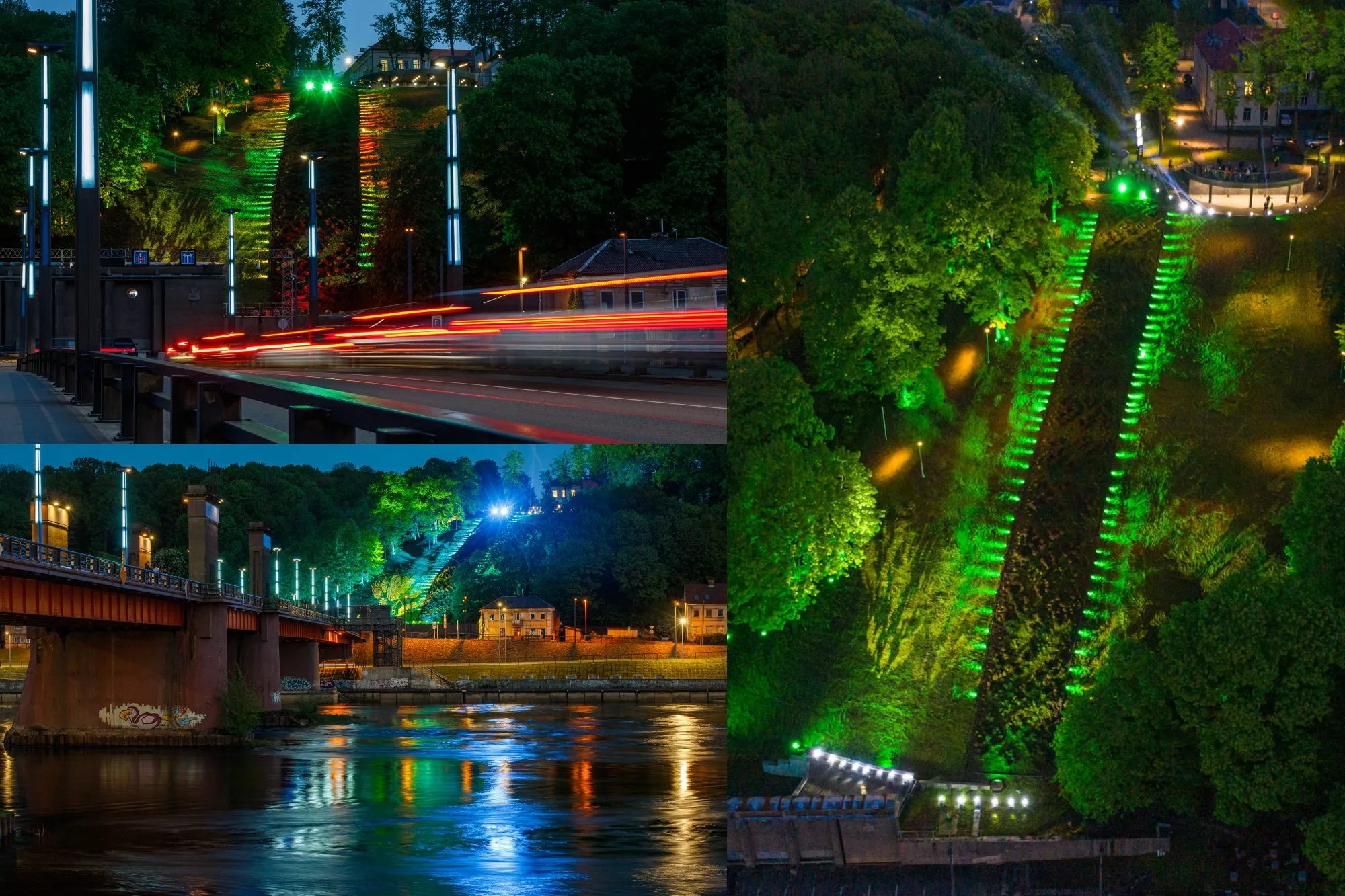 Aleksoto Panorama koliažas