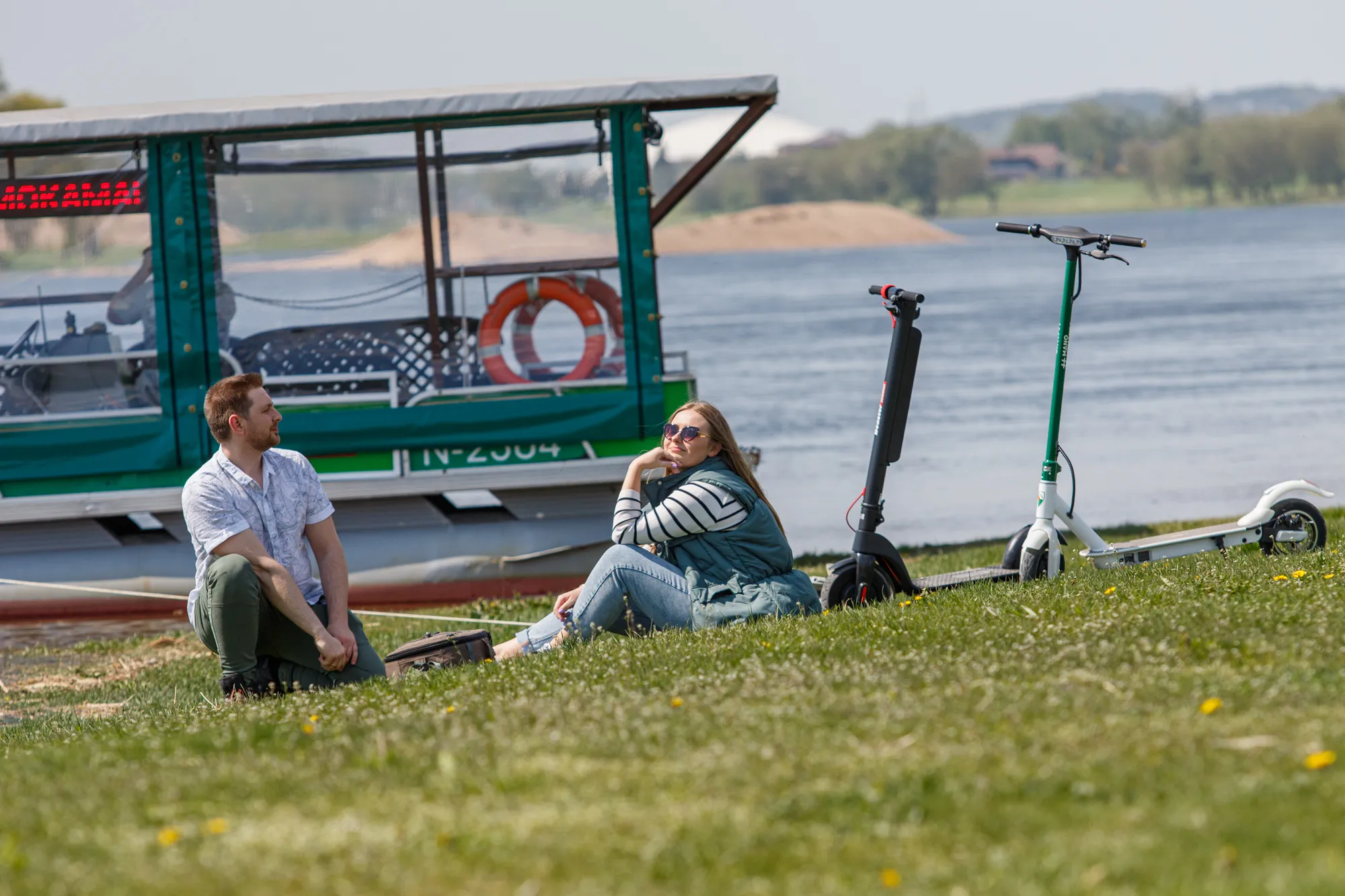 Trys maršrutai Kaune paspirtukais