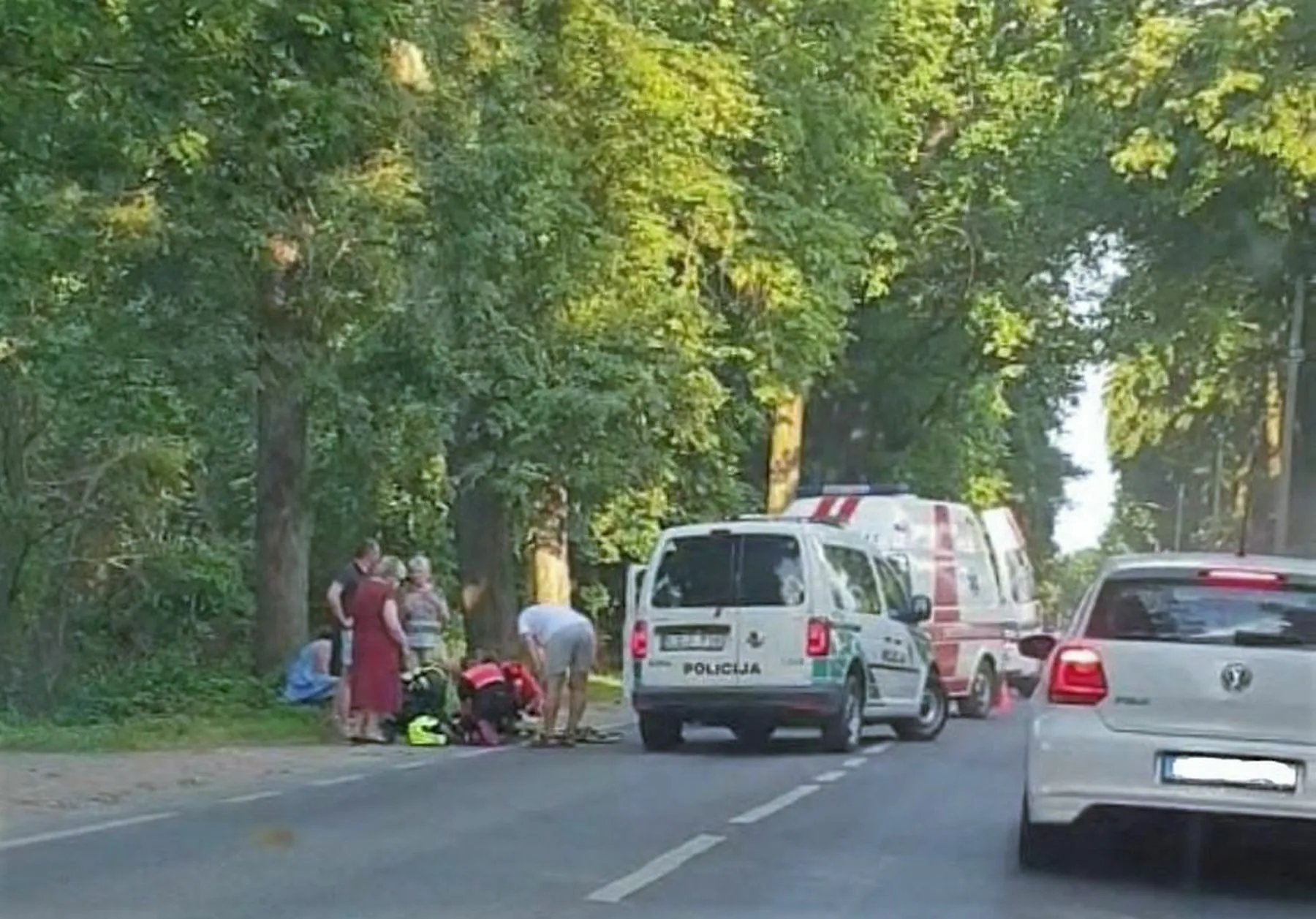 Motociklo avarija Vaišvydavoje