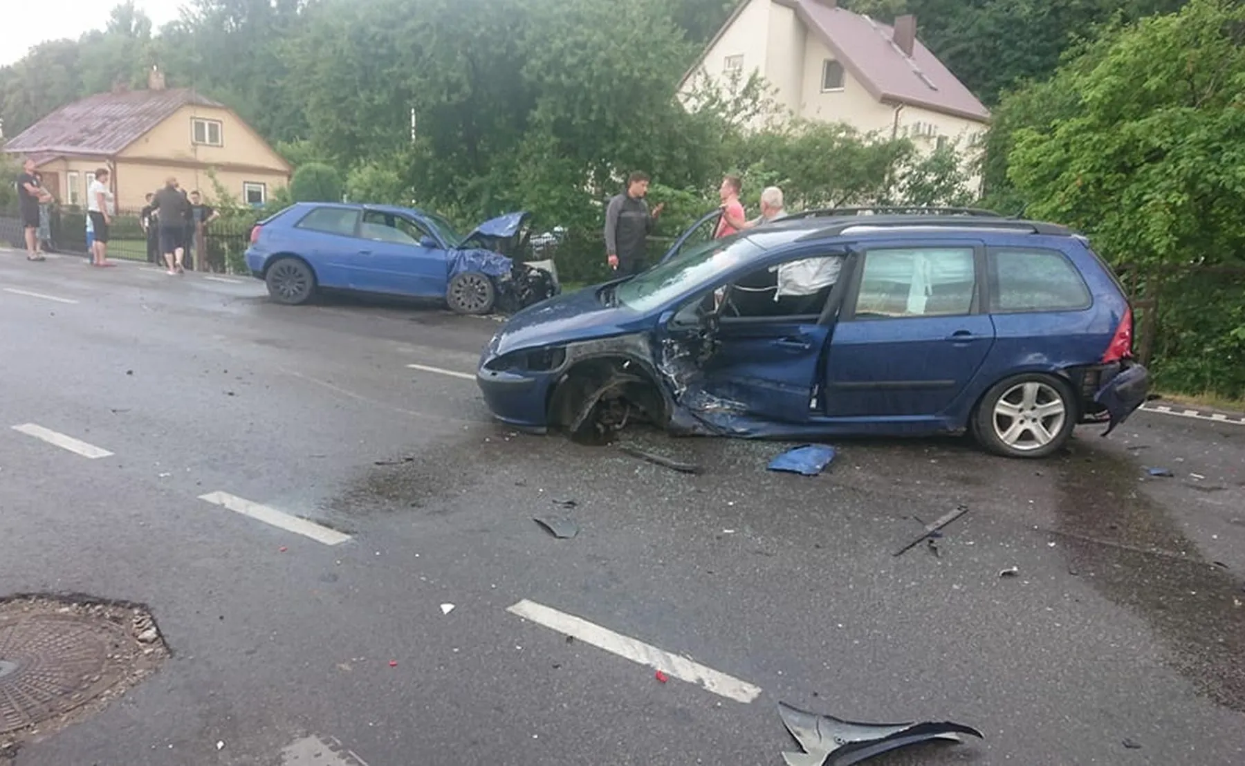 Avarija Uošvės liežuvyje