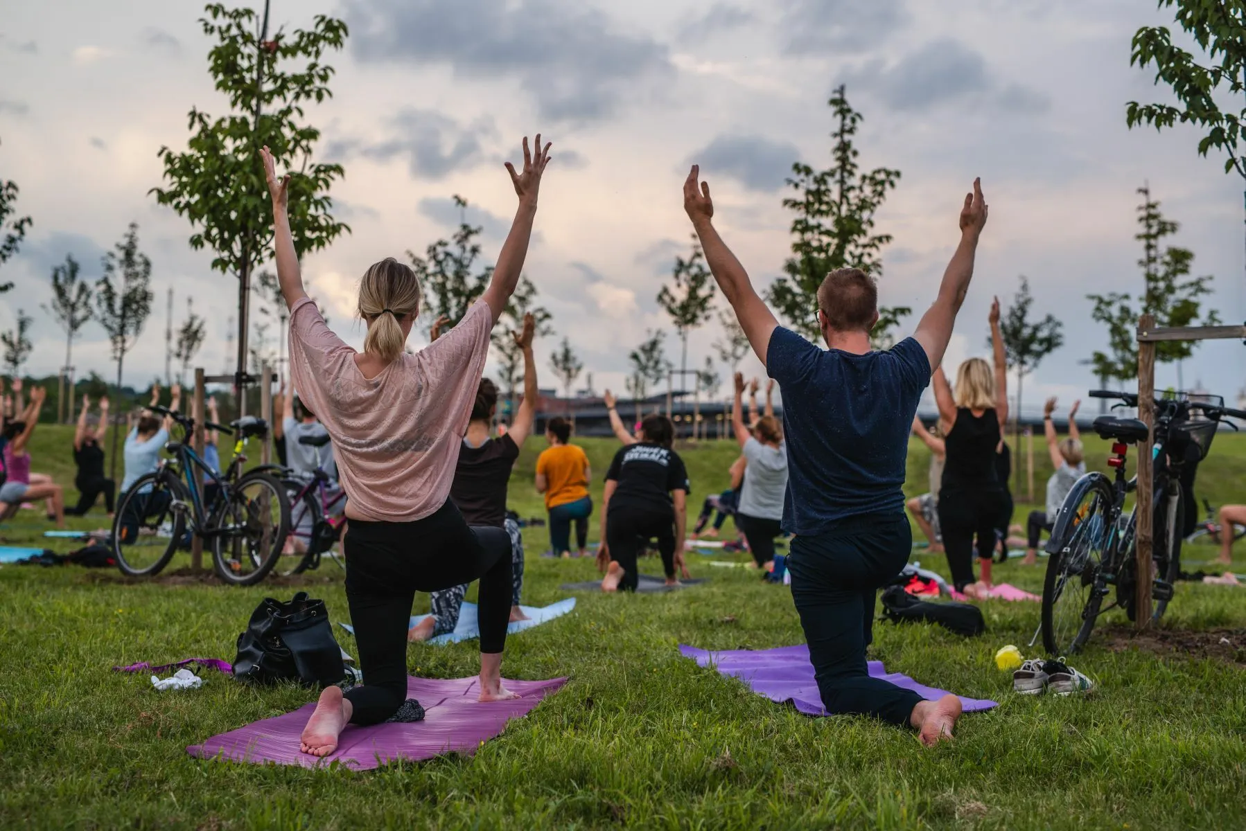 „Judėk sveikai“ treniruotės / Organizatorių nuotr.