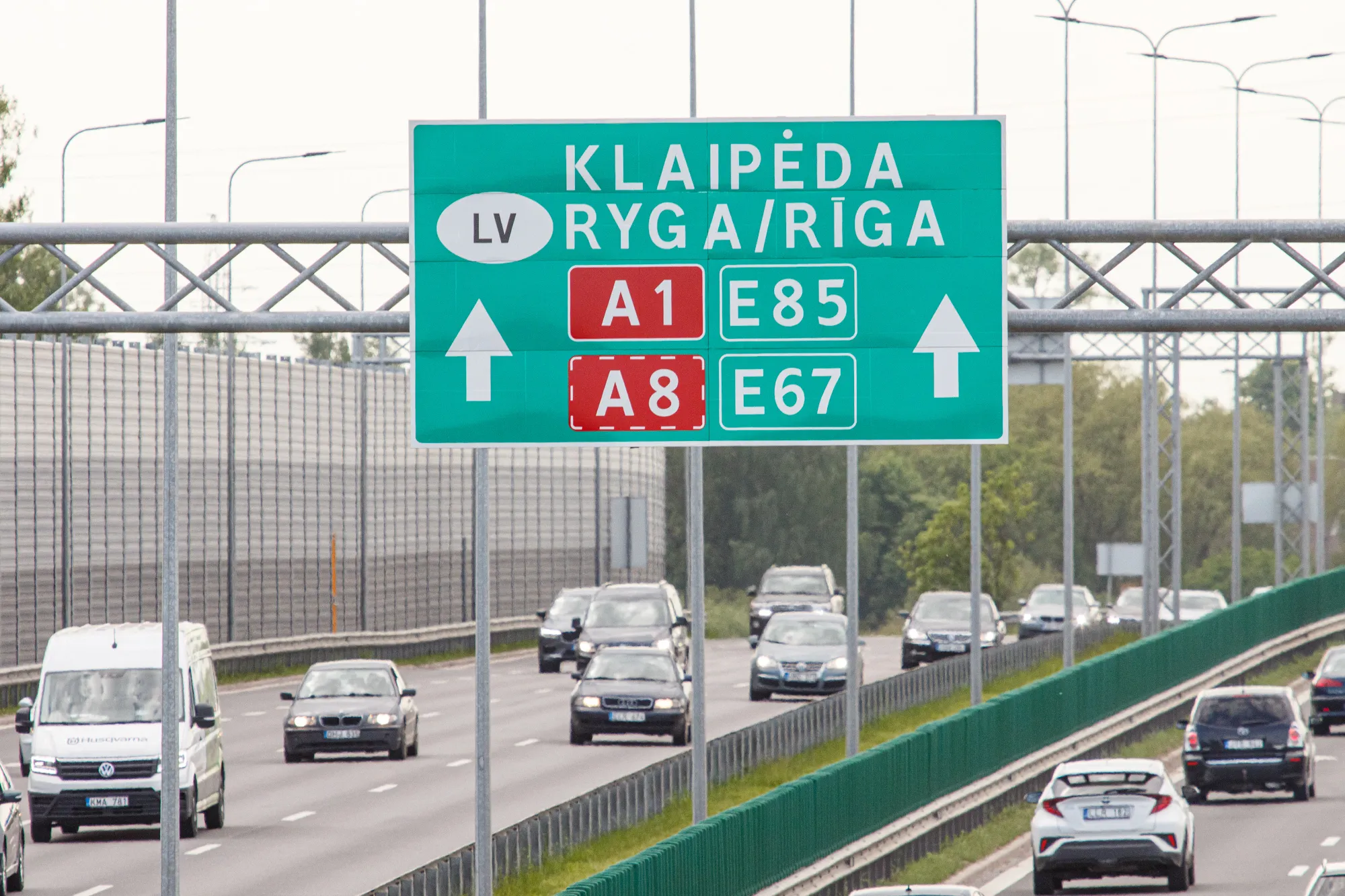 Intensyvus eismas A1 kelyje