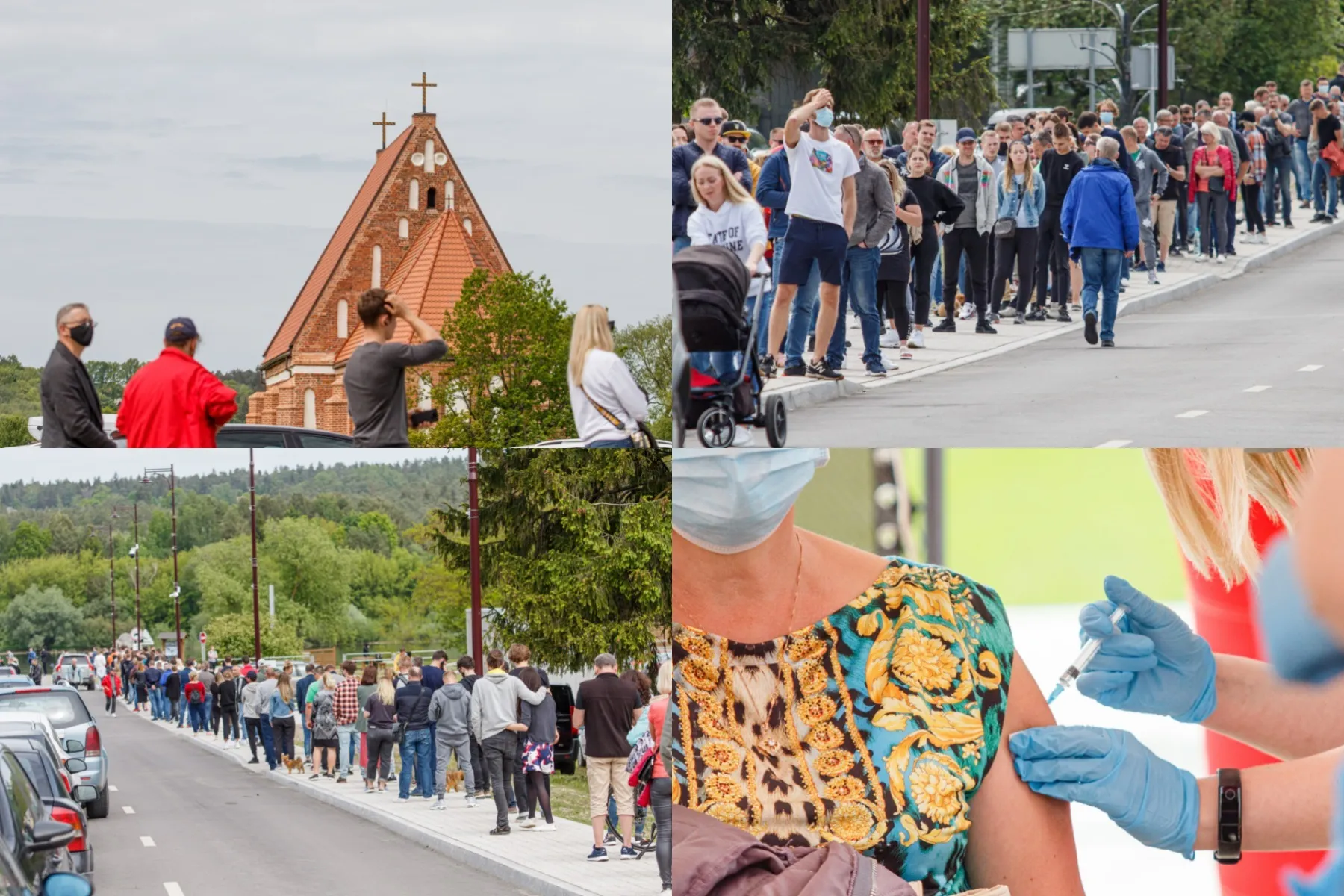 Masinis žmonių vakcinavimas Kauno rajone