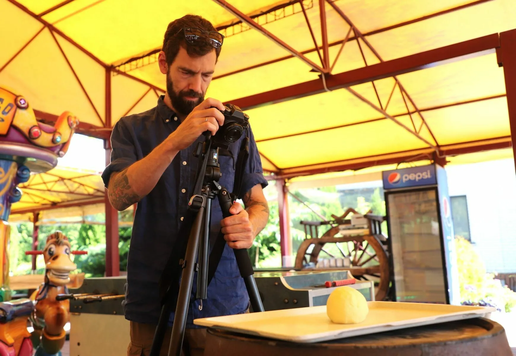 Cepelino skulptūra Karmėlavoje / Kauno rajono savivaldybės nuotr.