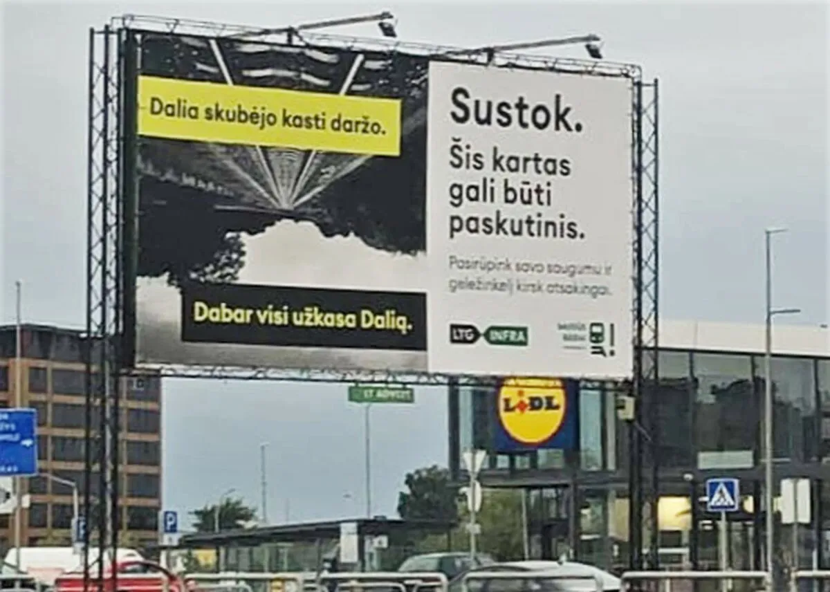 „Lietuvos geležinkelių“ kampanija, pervažos, užkasa Dalią