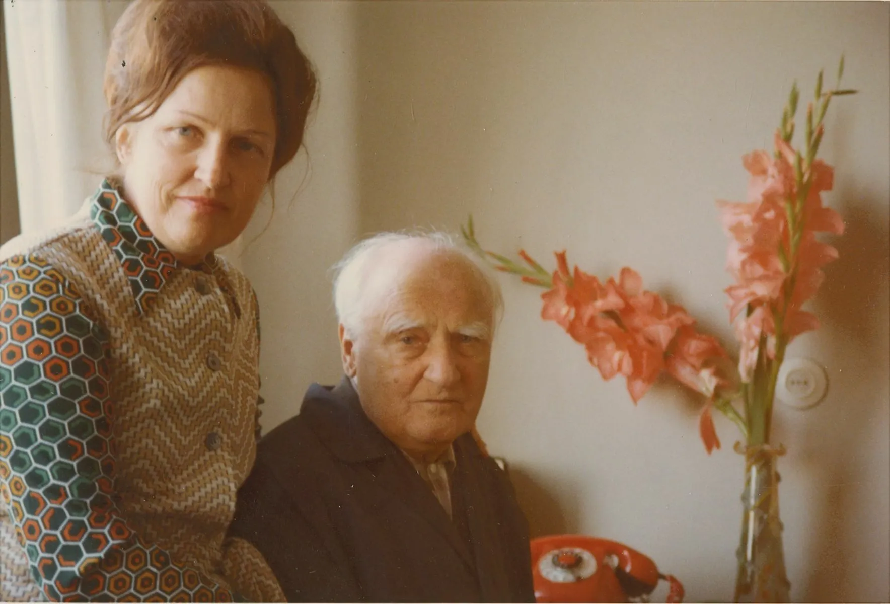 Paulius Galaune su dukra Dalia Galaunyte jos viešnagės Lietuvoje metu, Vilnius, 1973 m. / Muziejaus archyvo nuotr.