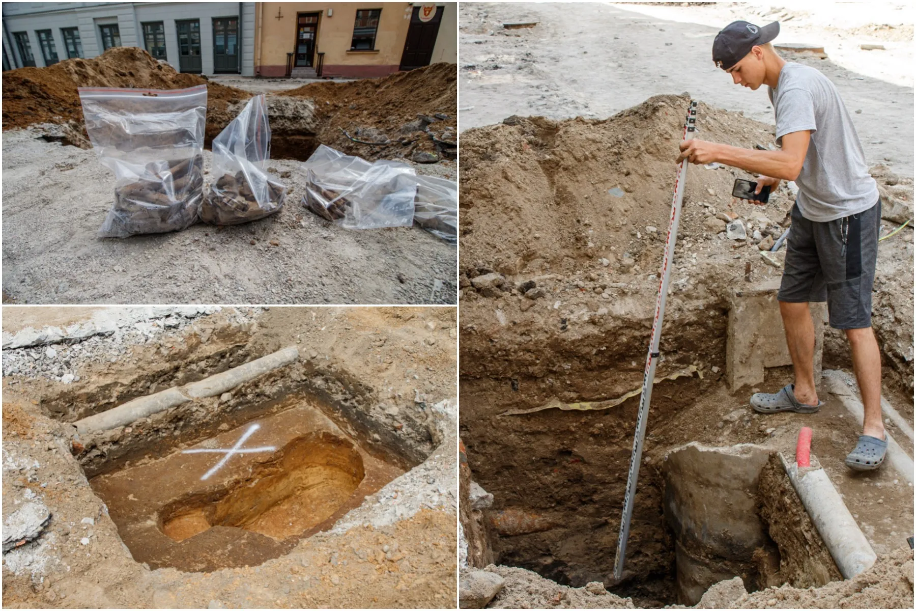 Archeologiniai tyrimai Vilniaus gatvėje