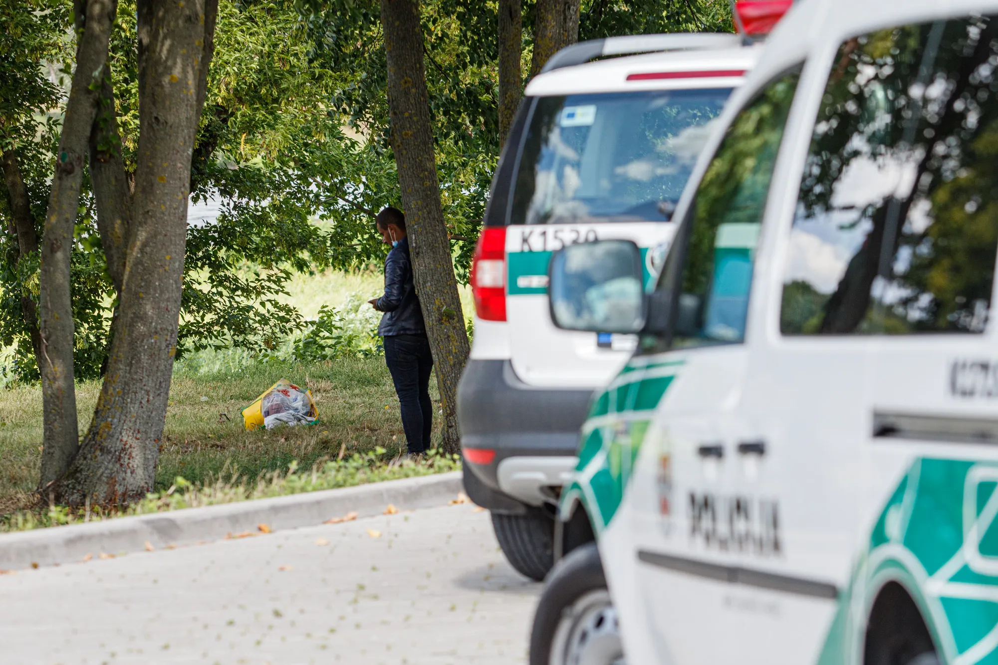 Sulaikyti nelegalus migrantai