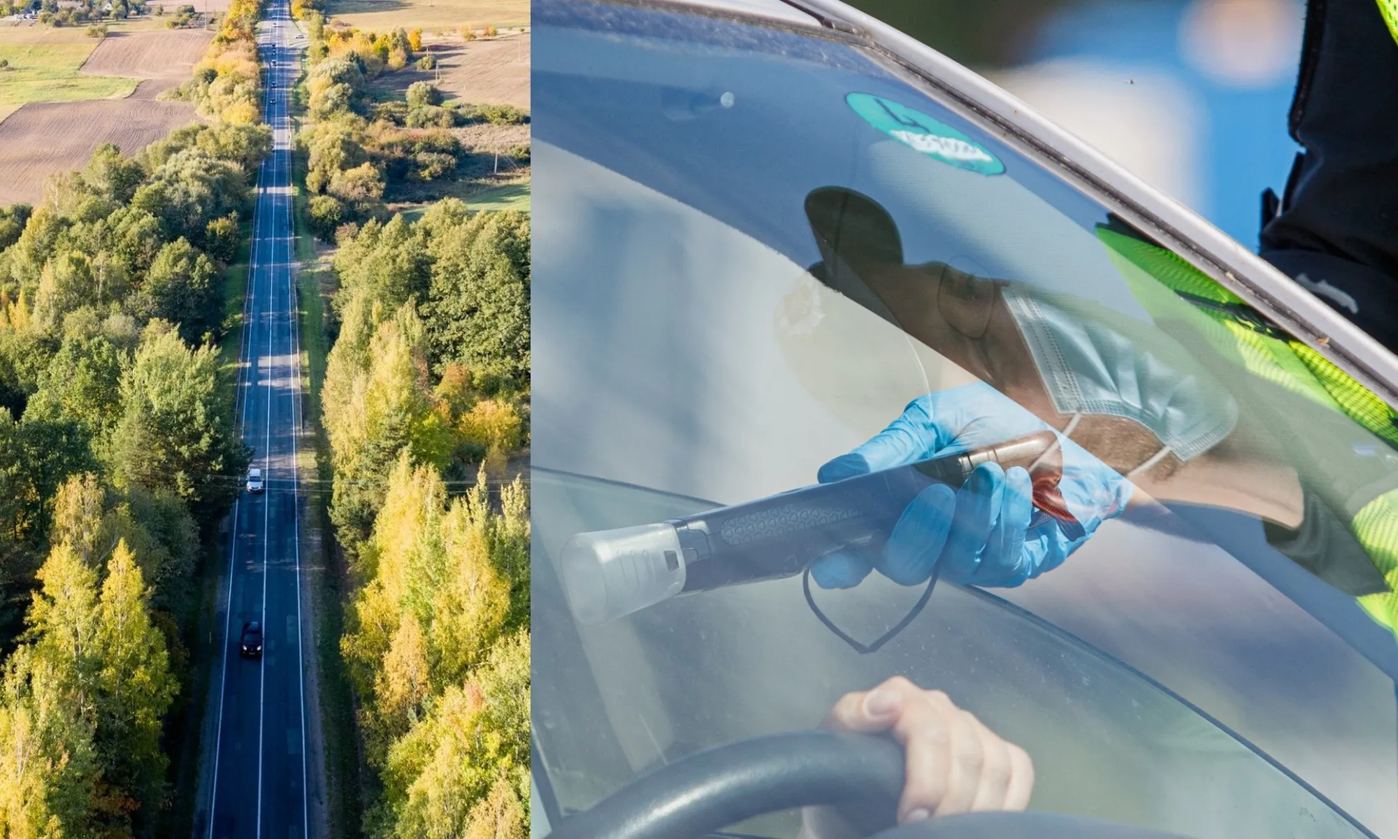 Kelias Kaunas-Alytus, alkotesteris, reidas