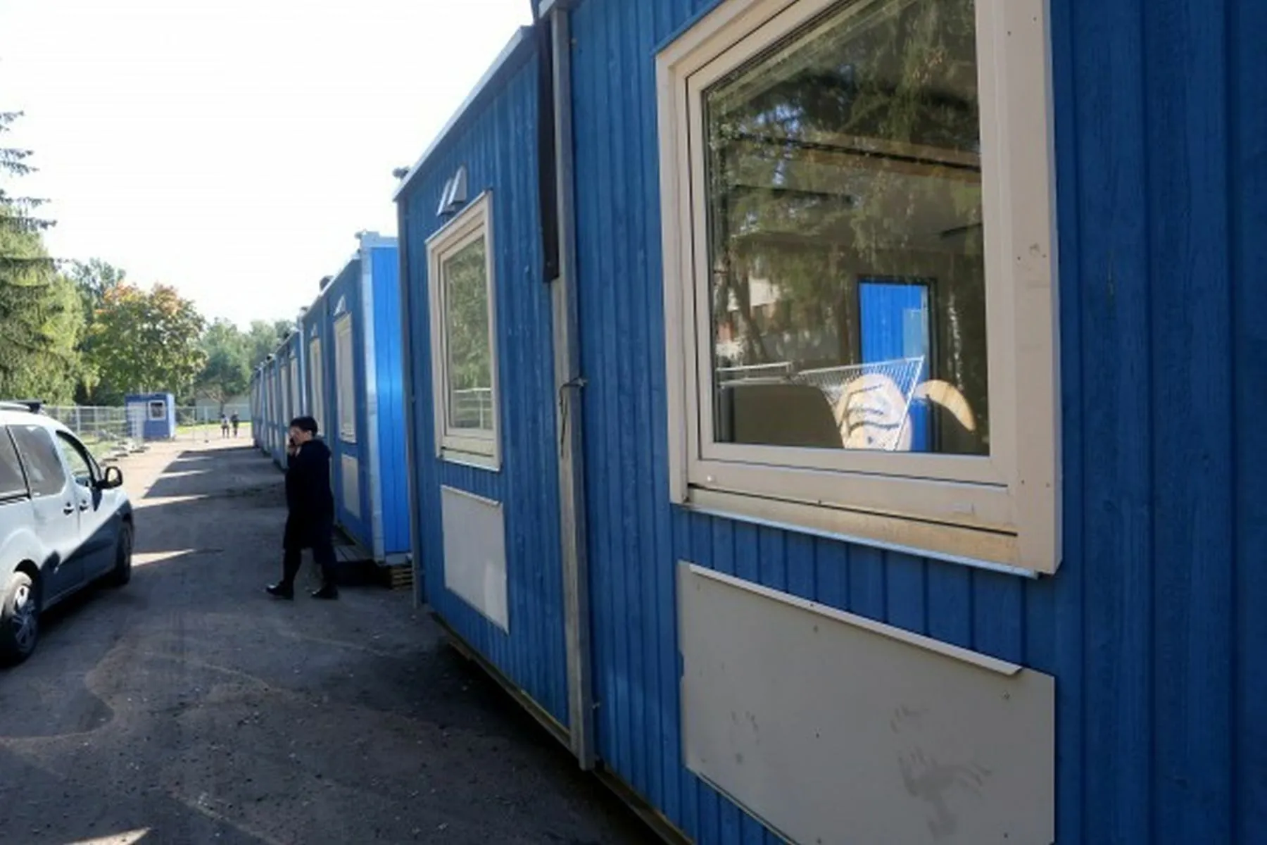 Stovyklavietė migrantams Rukloje / DELFI nuotr.