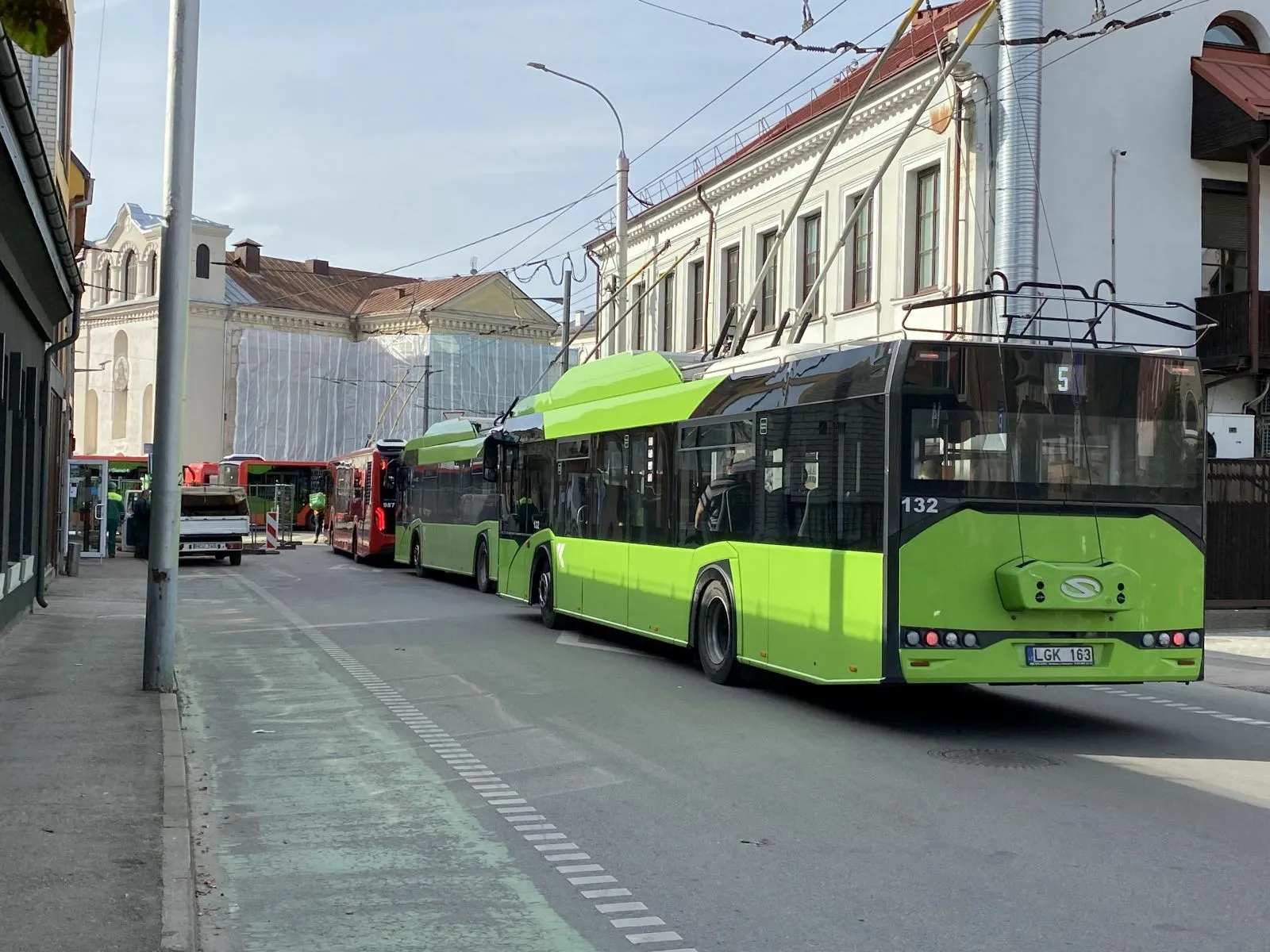 Viešasis transportas Kauno centre / „Kas vyksta Kaune“ nuotr.