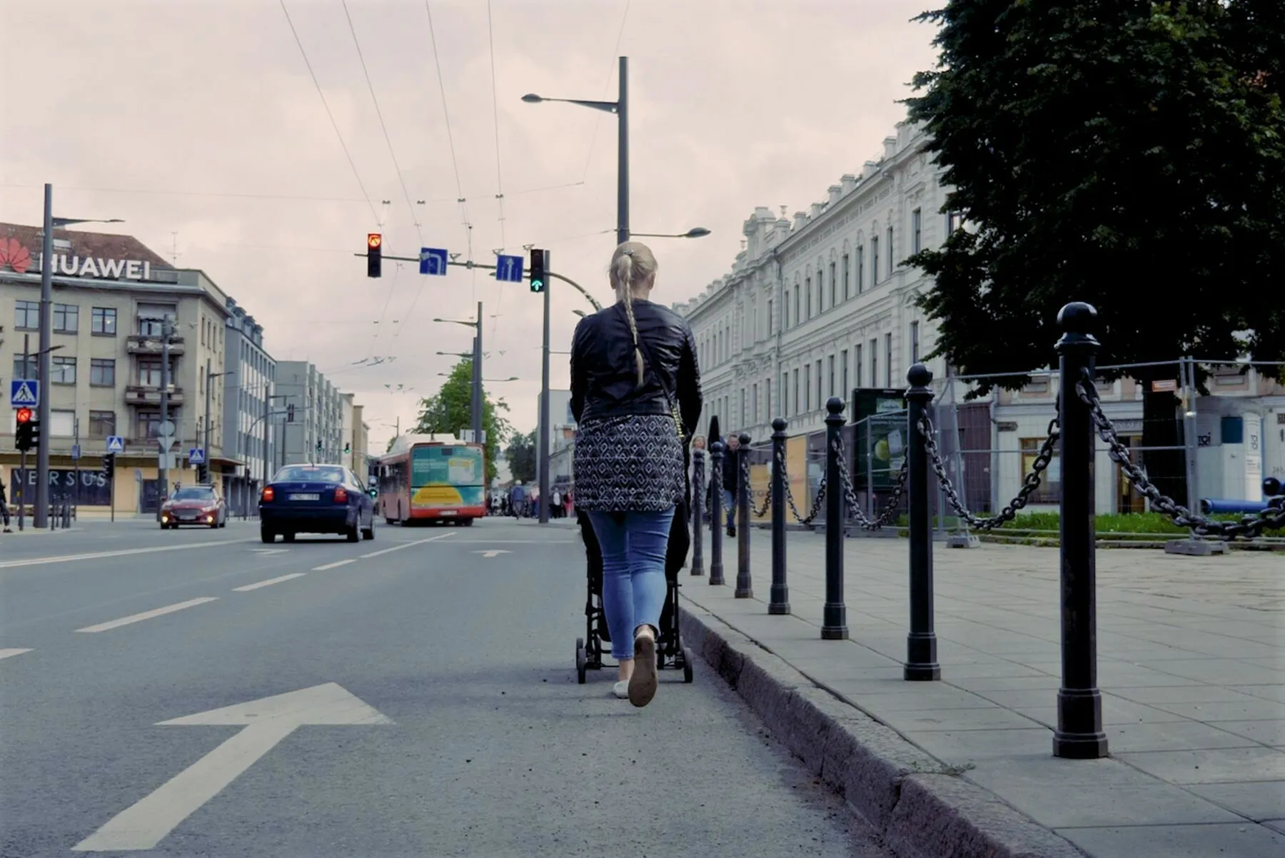 Pėstieji Šv. Gertrūdos gatvėje