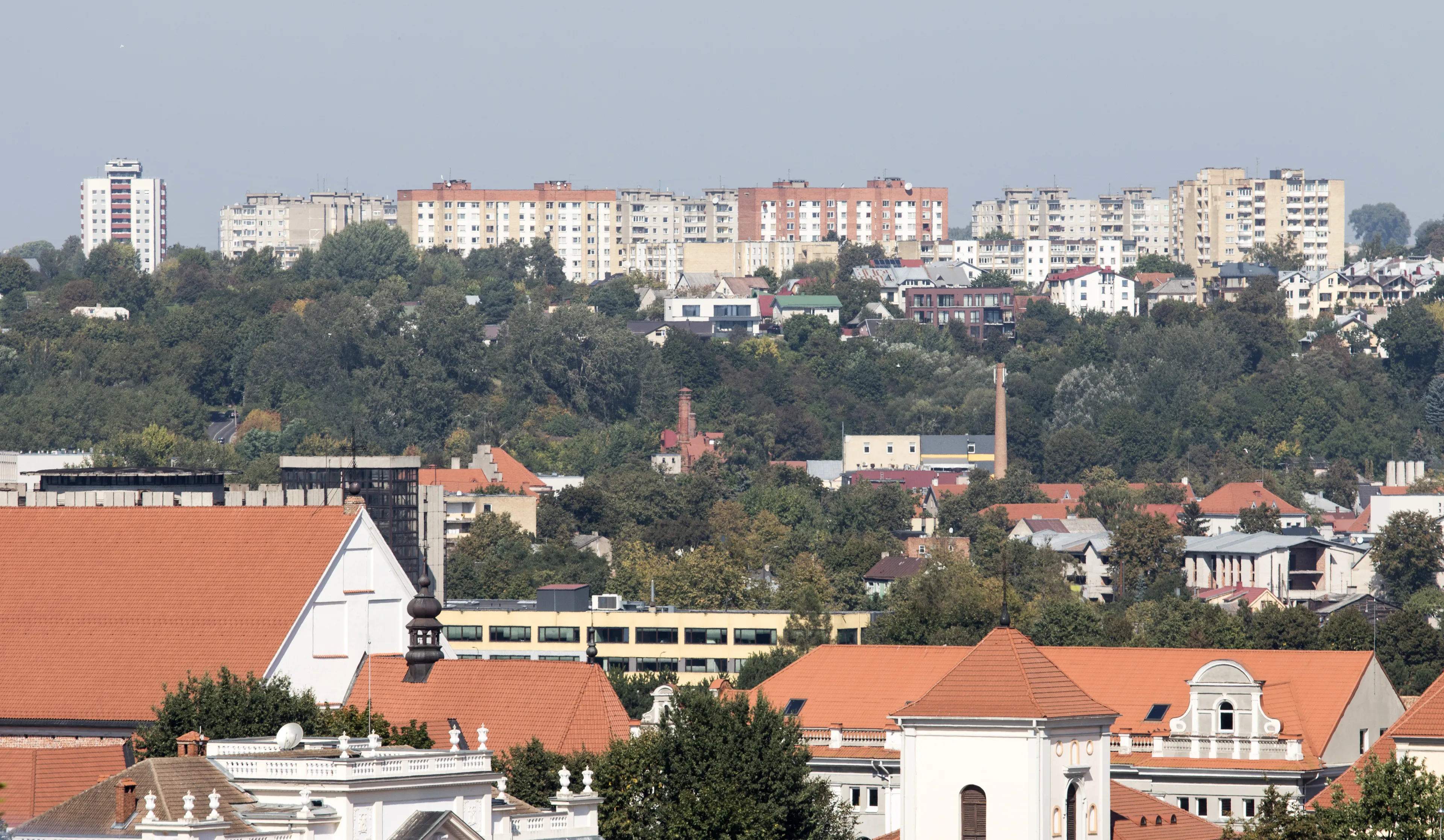 Kauno panorama, Aleksoto apžvalgos aikštelė, Šilainiai