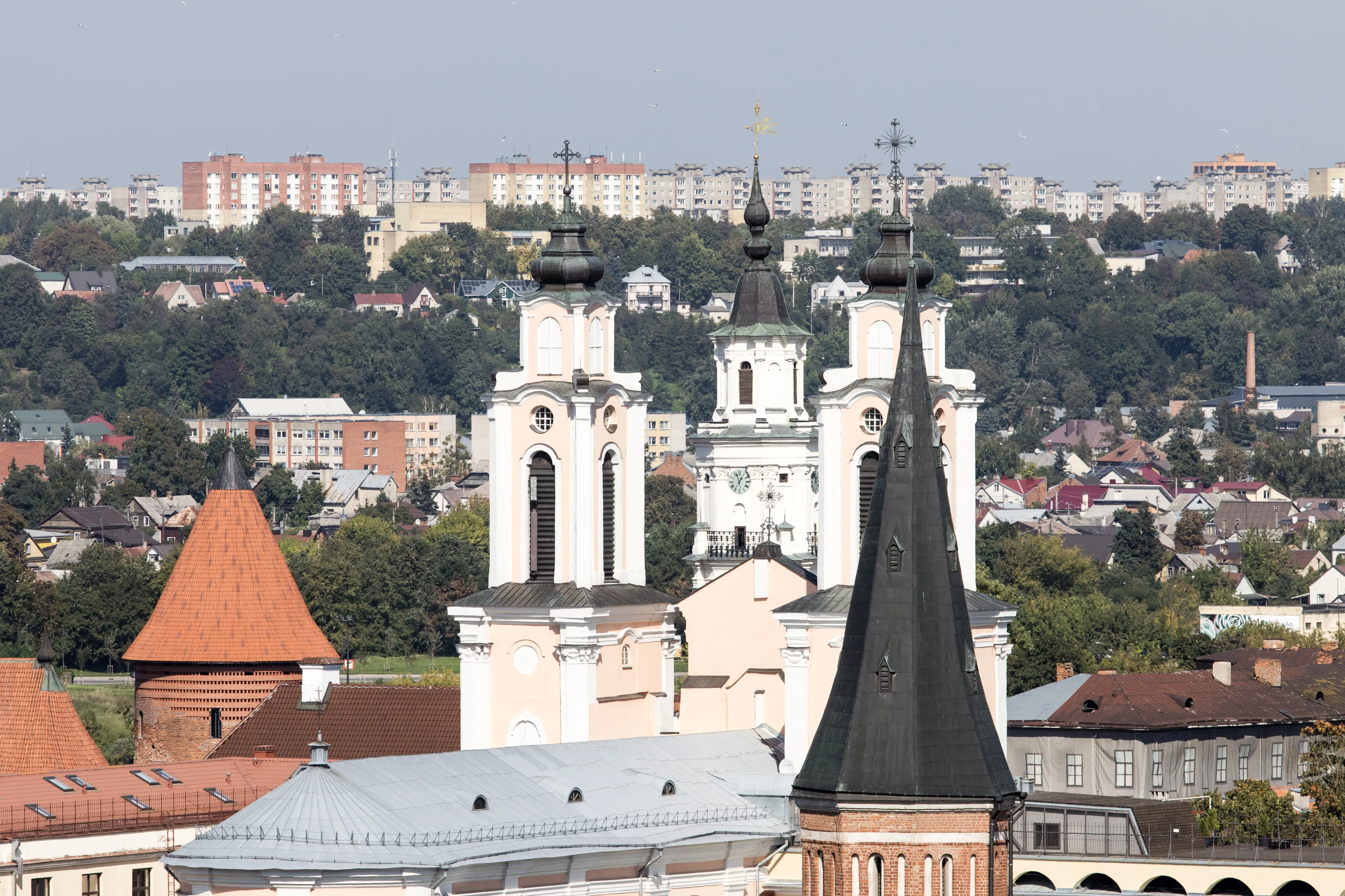 Kauno panorama, Aleksoto apžvalgos aikštelė, Šilainiai
