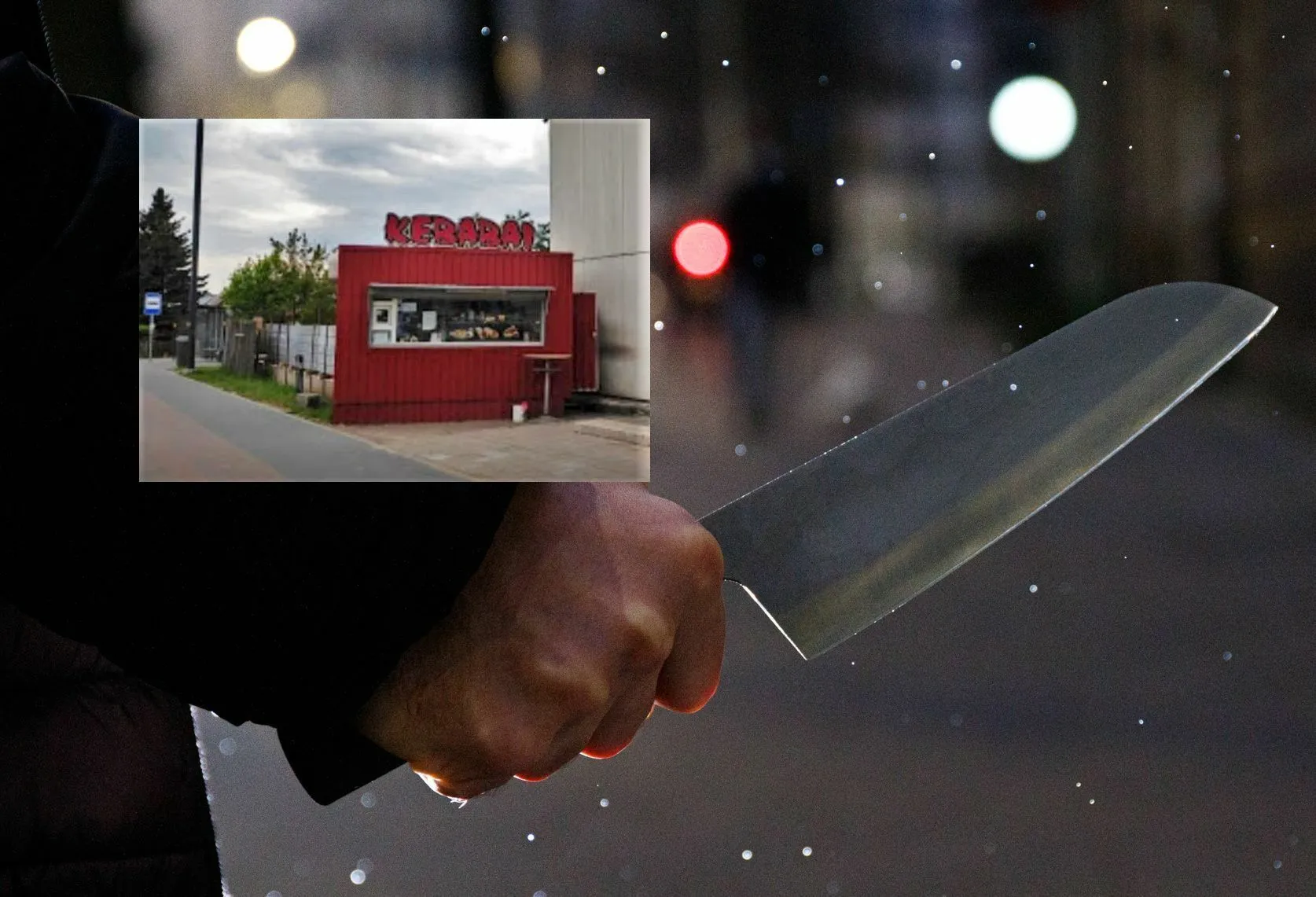 Karmėlava, kebabinė, peilis