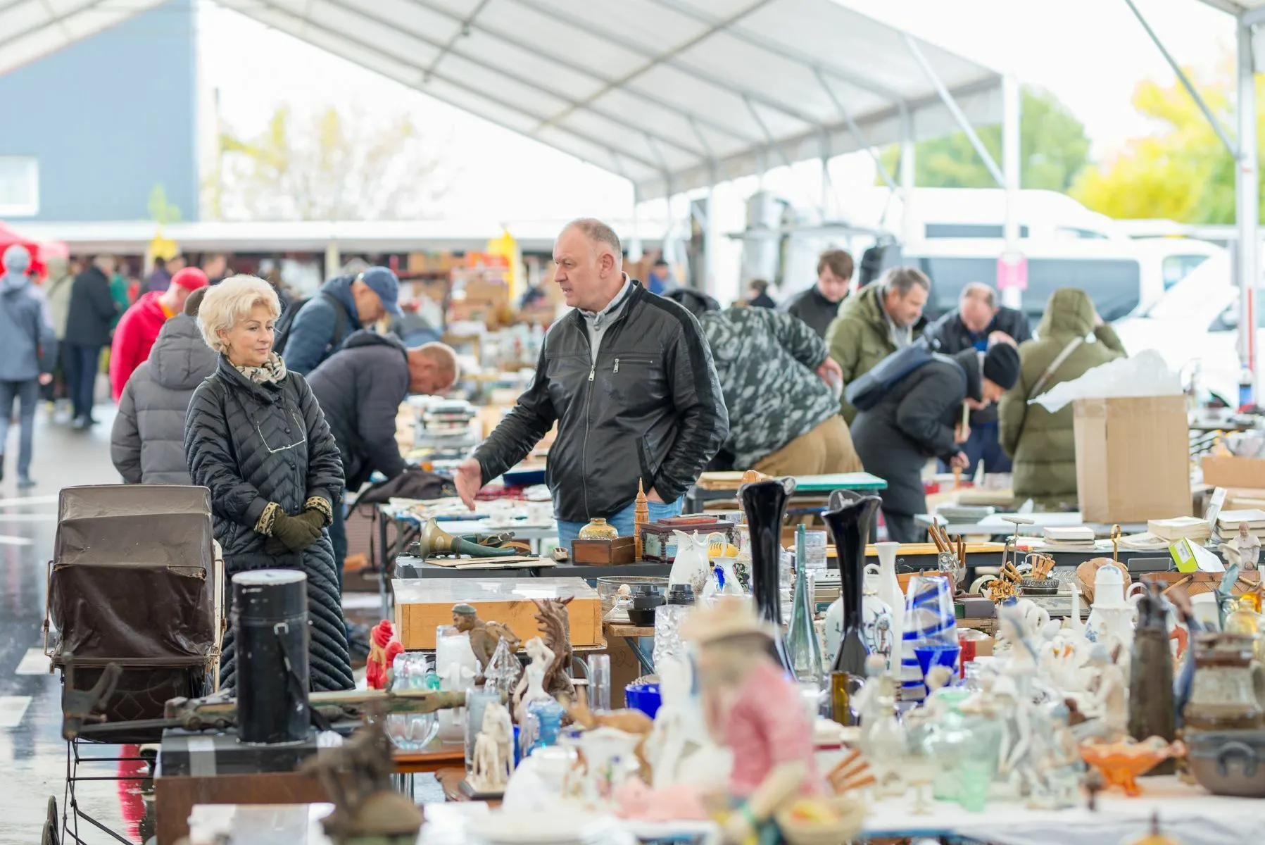 Senoviniai daiktais senturgyje „Laiko ratu“ / Organizatorių nuotr.