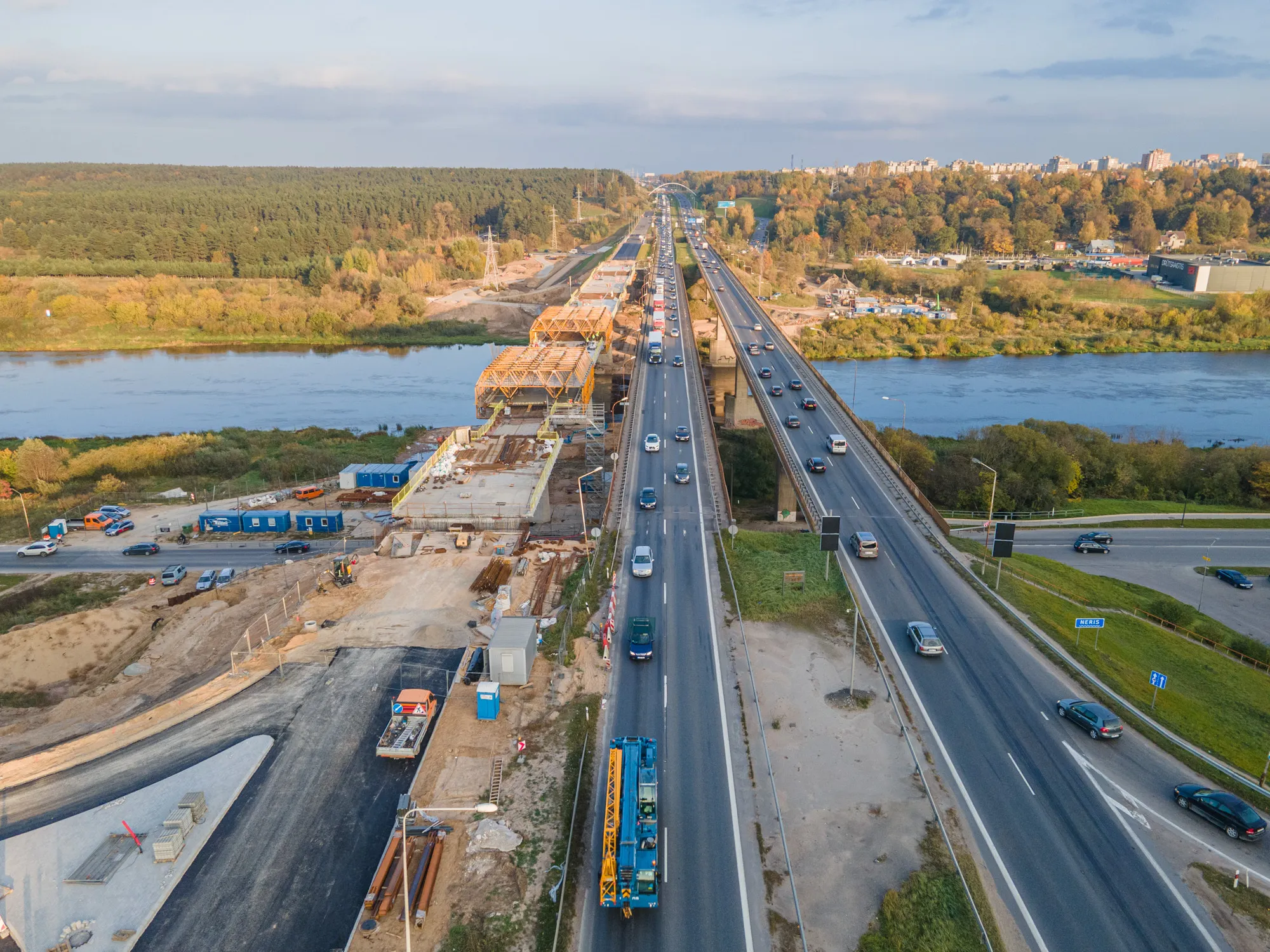 Kleboniškio tilto statybos