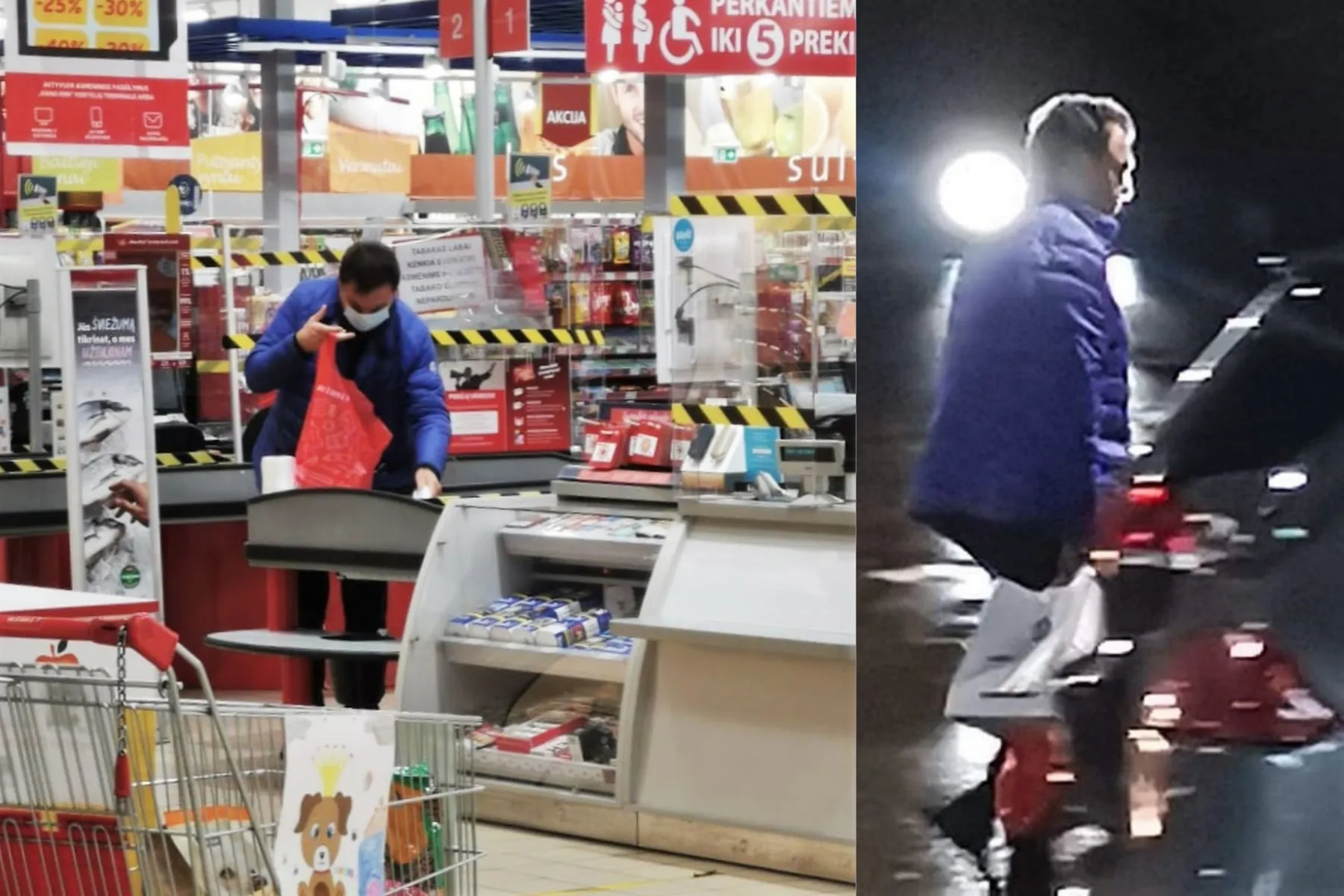 Petras Gražulis „Rimi“ parduotuvėje