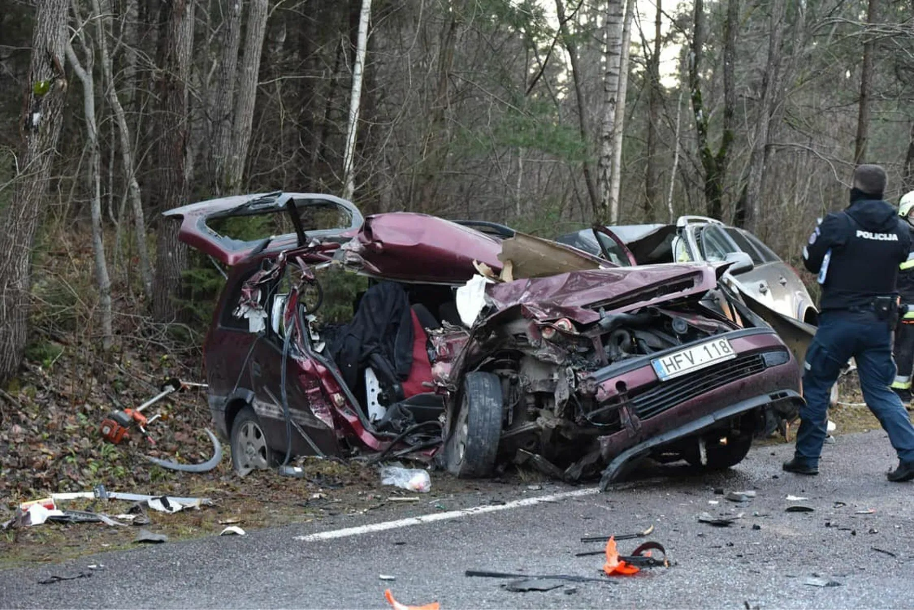 Avarija Raseinių rajone