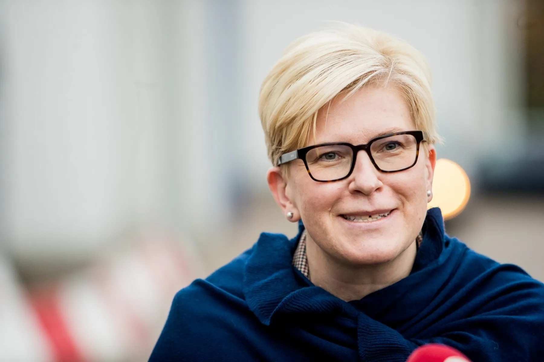 I. Šimonytė pasiskiepijo sustiprinančiąja COVID-19 vakcinos doze / DELFI nuotr.