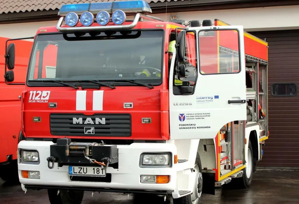 Kauno rajono priešgaisrinės saugos tarnybos automobiliai / KRS nuotr.