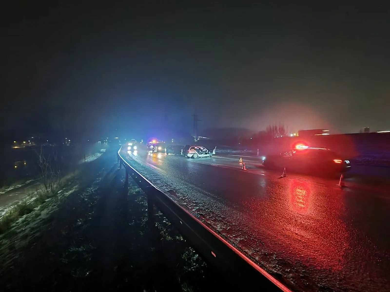 Avarija Vakariniame aplinkkelyje / G. Mikštos nuotr.