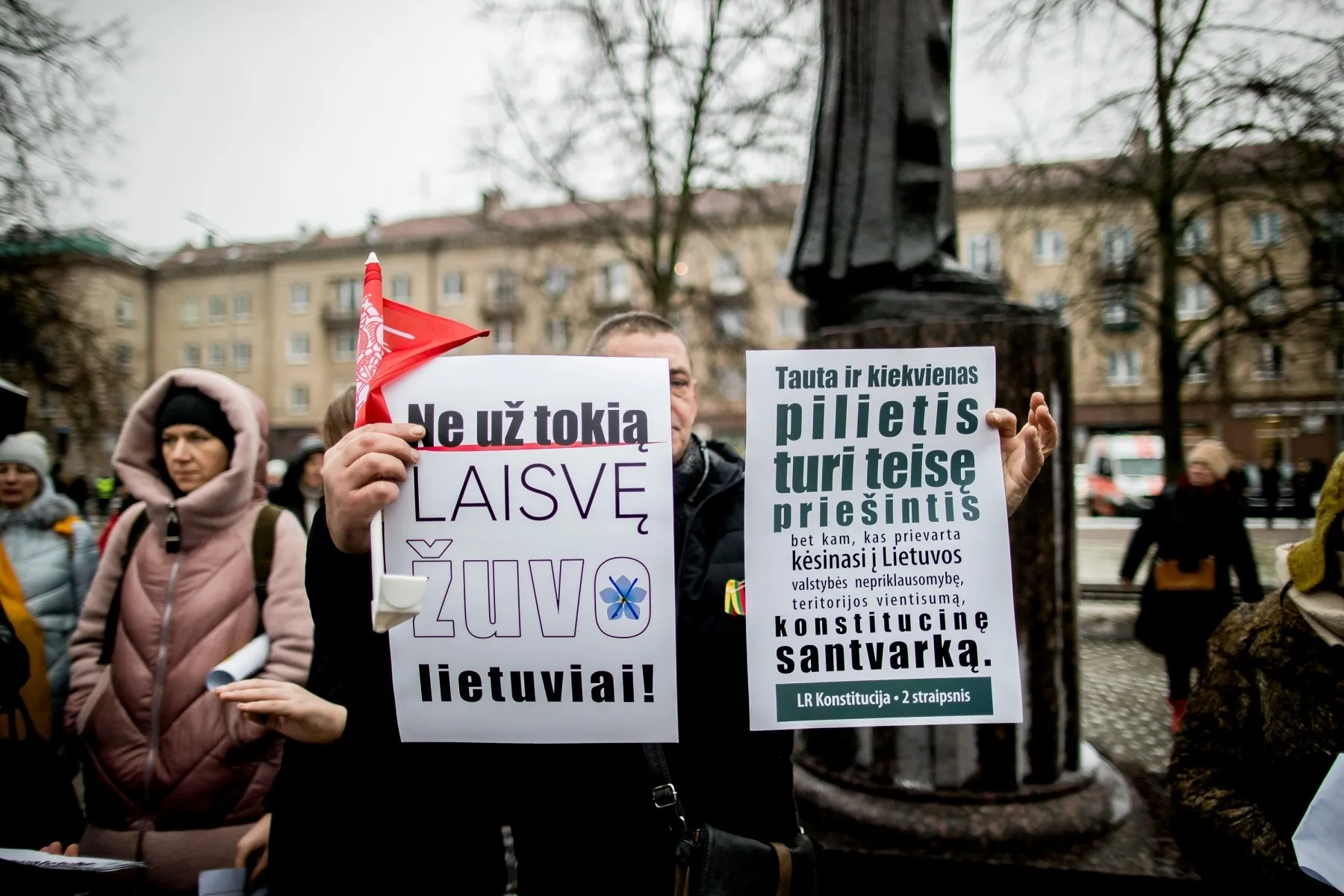 Sausio 13-osios minėjimas ir protestas / DELFI nuotr.