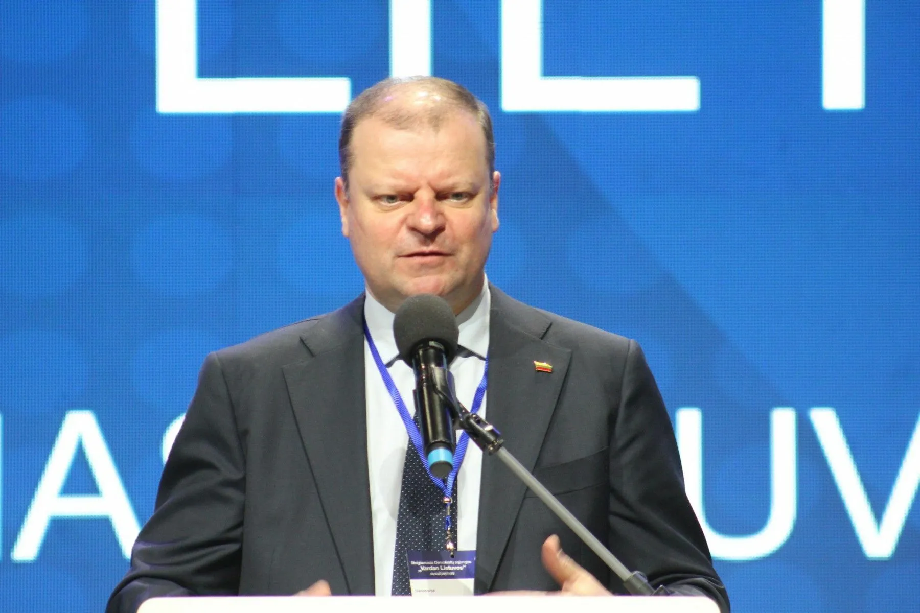 Demokratų sąjungos „Vardan Lietuvos“ suvažiavimas, Saulius Skvernelis