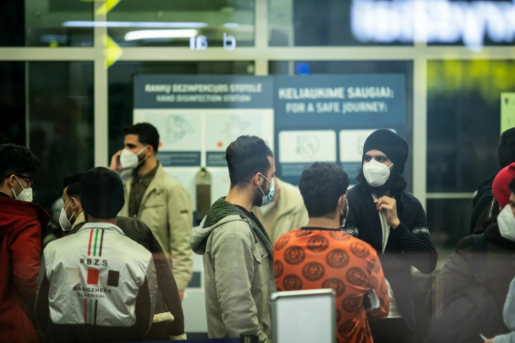 Išskraidinti Irako migrantai