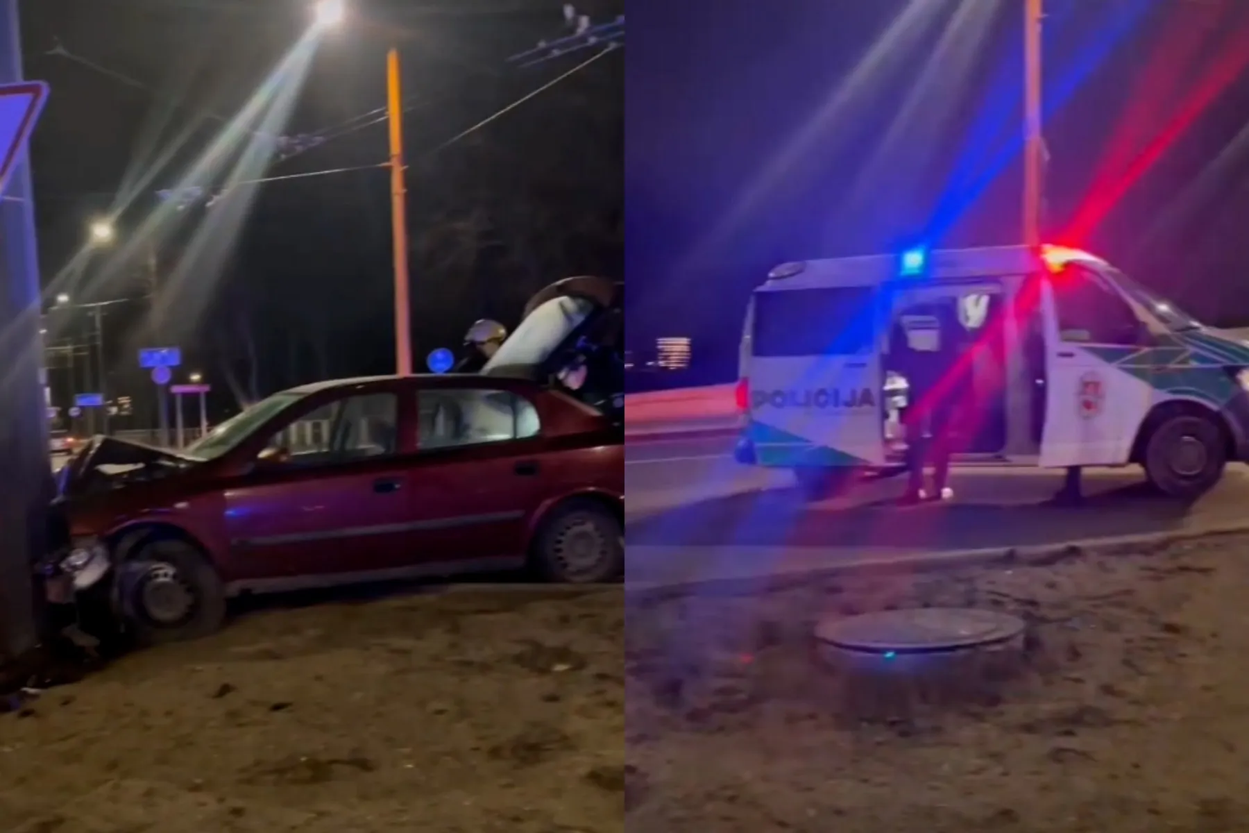 Avarija Kauno pilies žiede