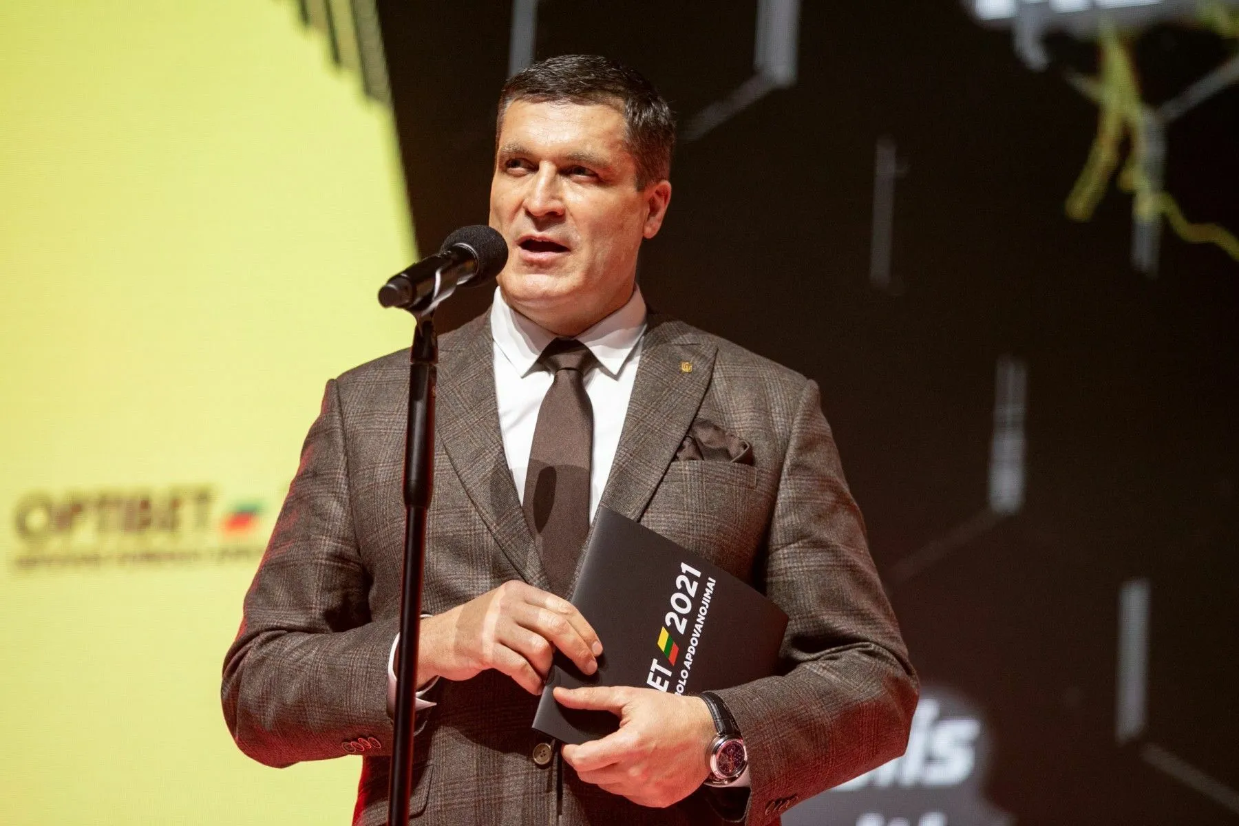 Arūnas Pukelis  „Lietuvos futbolo apdovanojimai“ / DELFI nuotr.