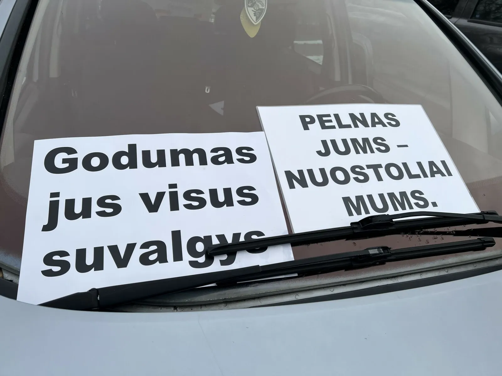 Darbuotojų streikas „Achemoje“