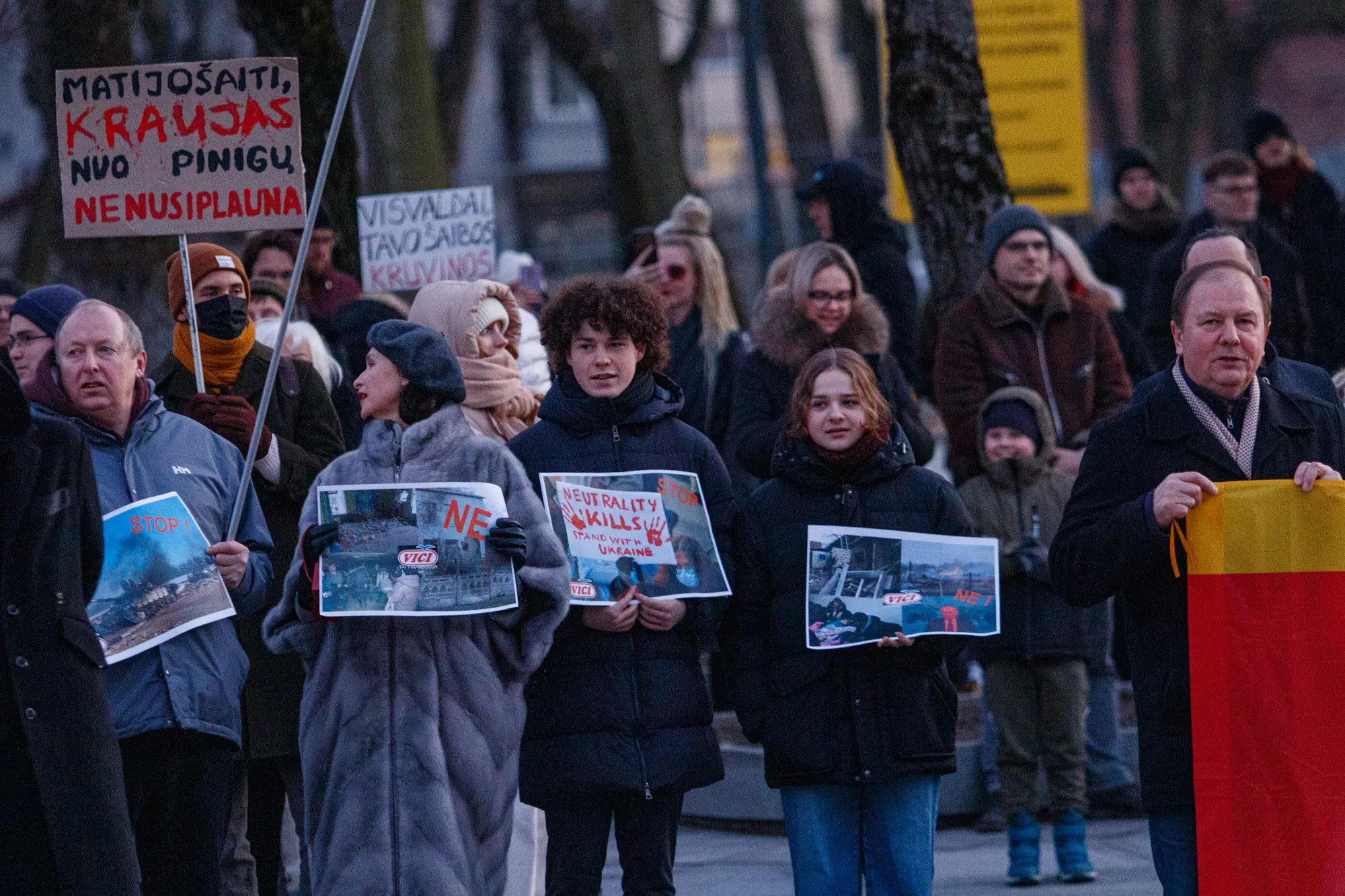 Protestas prieš V. Matijošaičio verslą Rusijoje