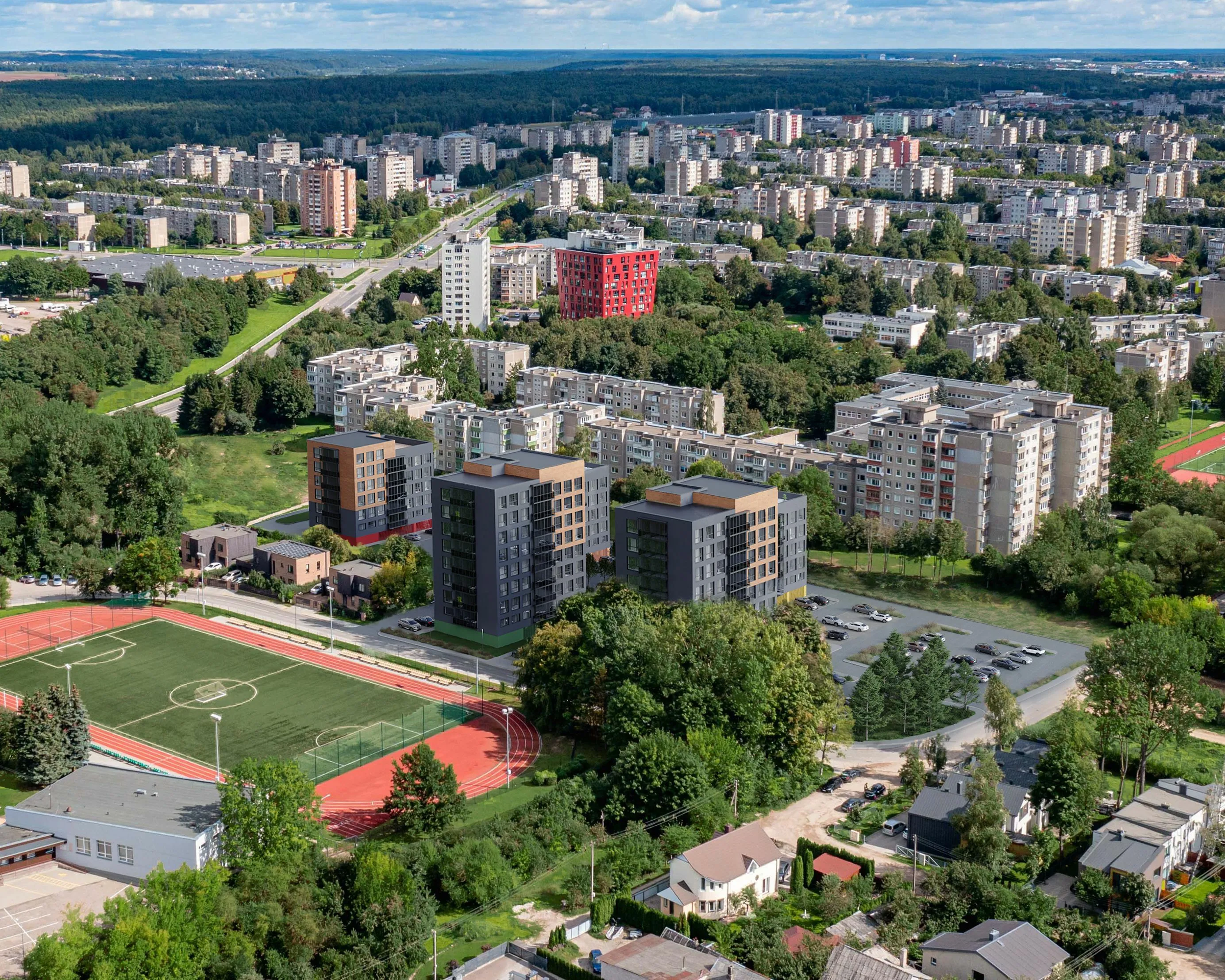 Daugiabučių kvartalas „O5 namai“ / Organizatorių nuotr.