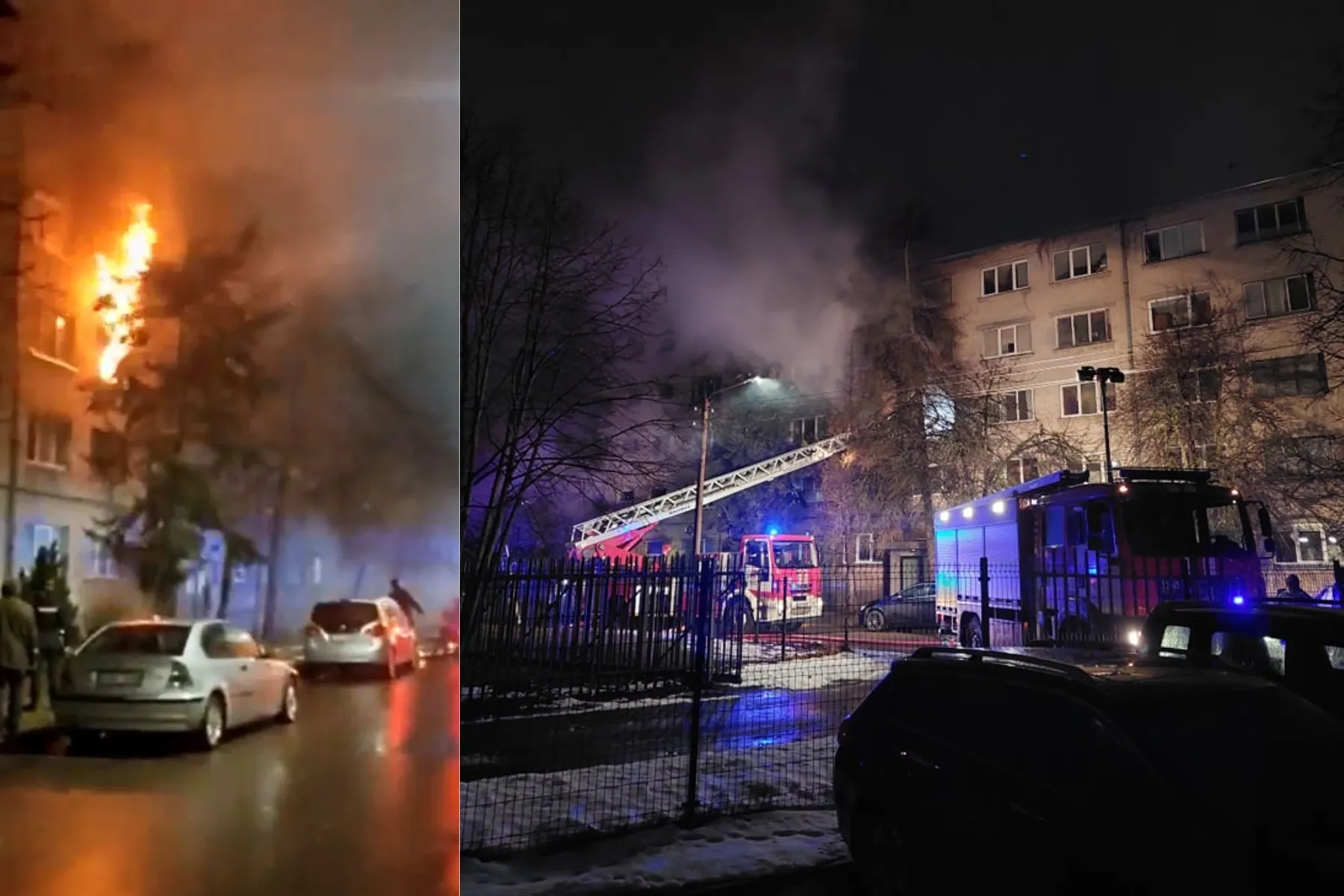 Gaisras Chemijos gatvėje