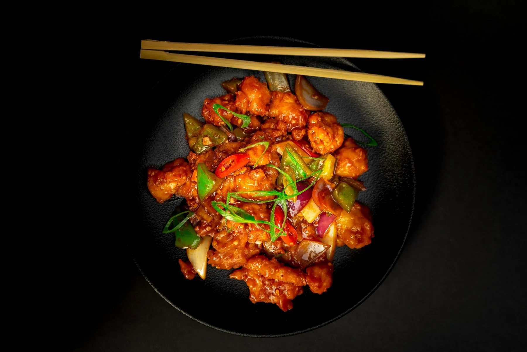 Krevetės Schechuan padaže / Organizatorių nuotr.