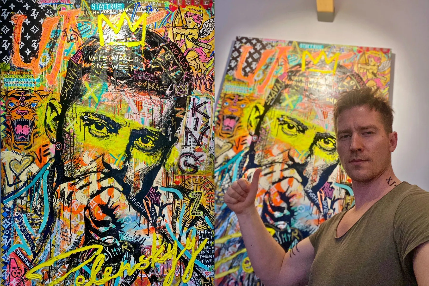 V. Zelenskio portretas