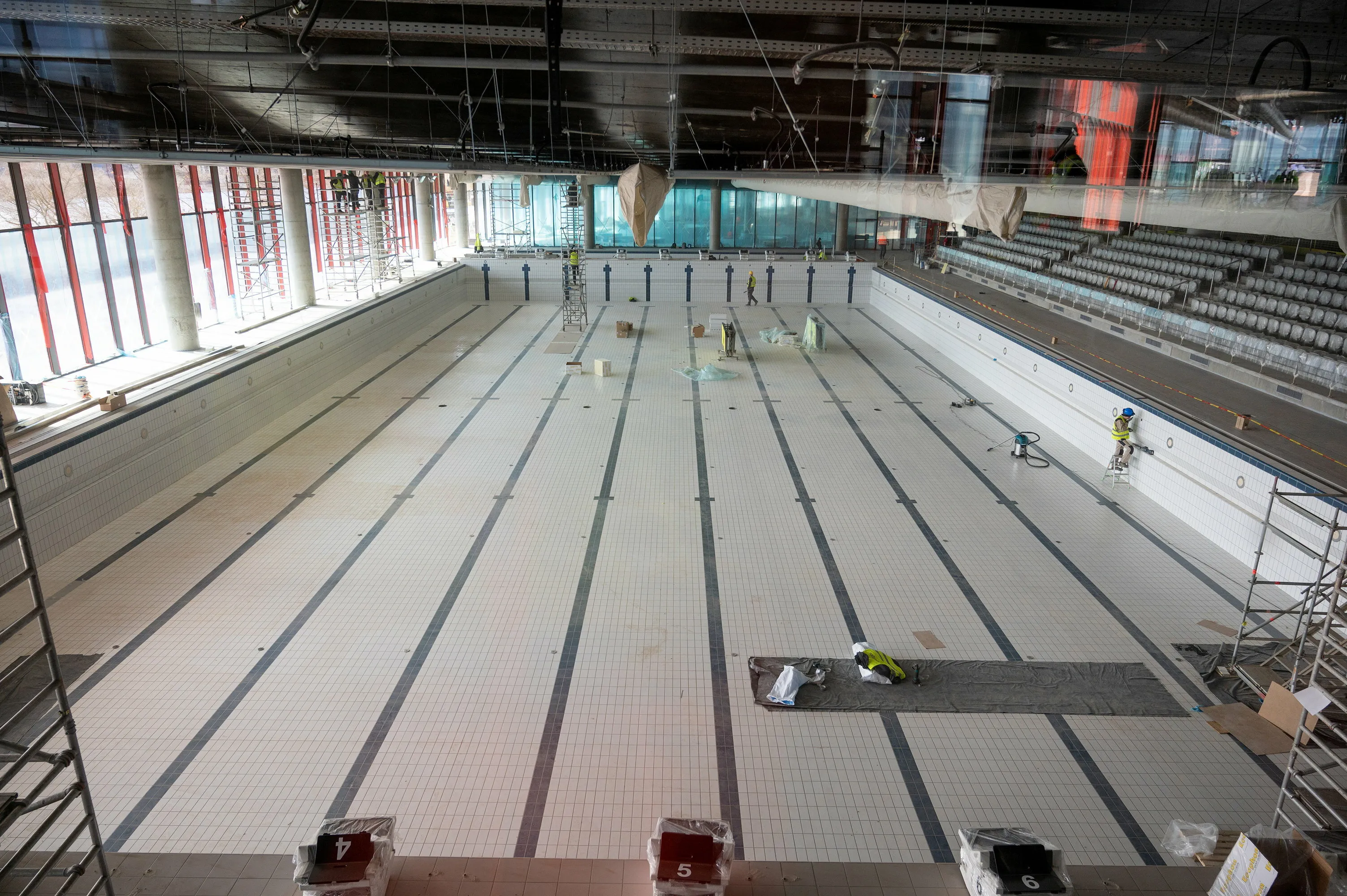 Olimpinio baseino statybos Nemuno saloje