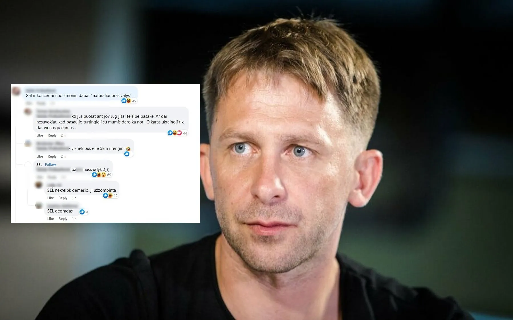 E. Dragūno pasisakymai „Facebook“