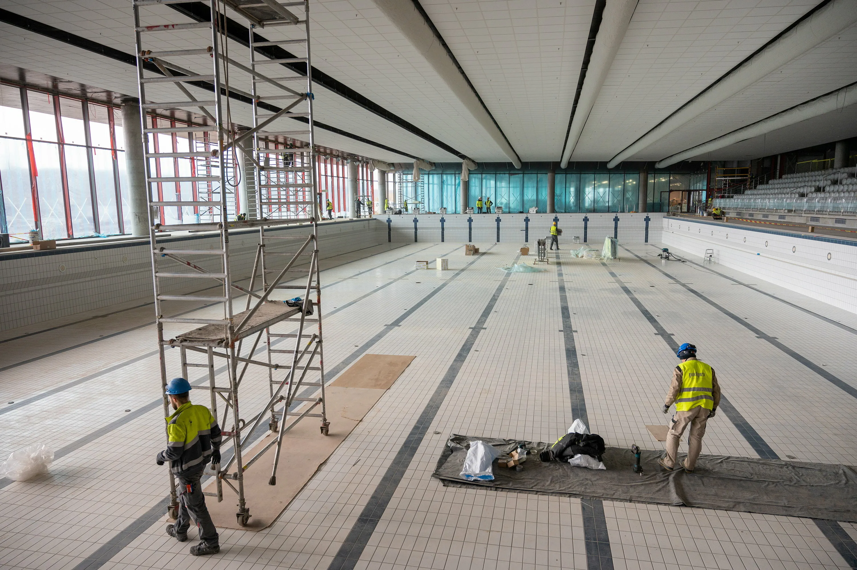 Olimpinio baseino statybos Nemuno saloje