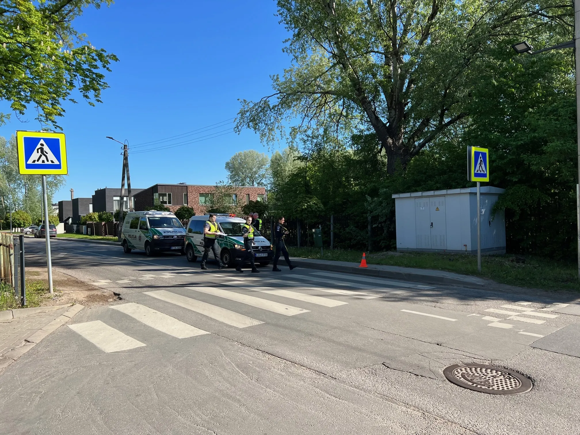 Bitininkų gatvėje partrenkta mergaitė