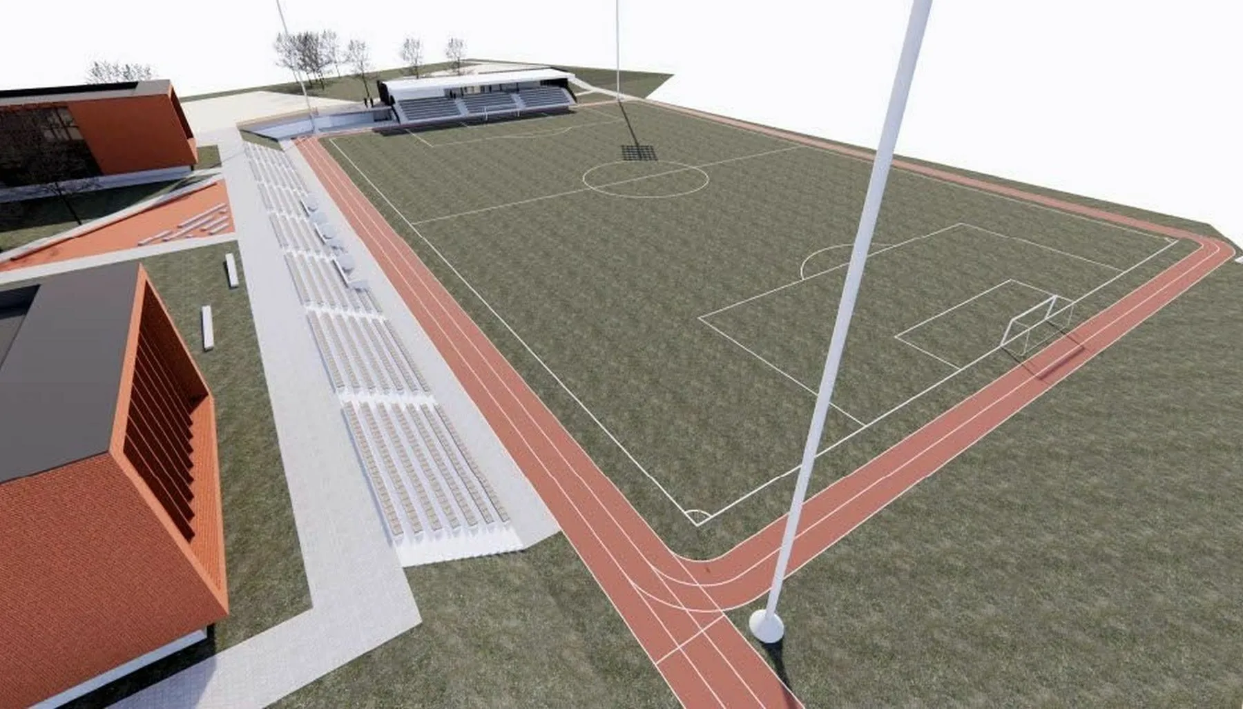 Stadiono maketas / KRS nuotr.