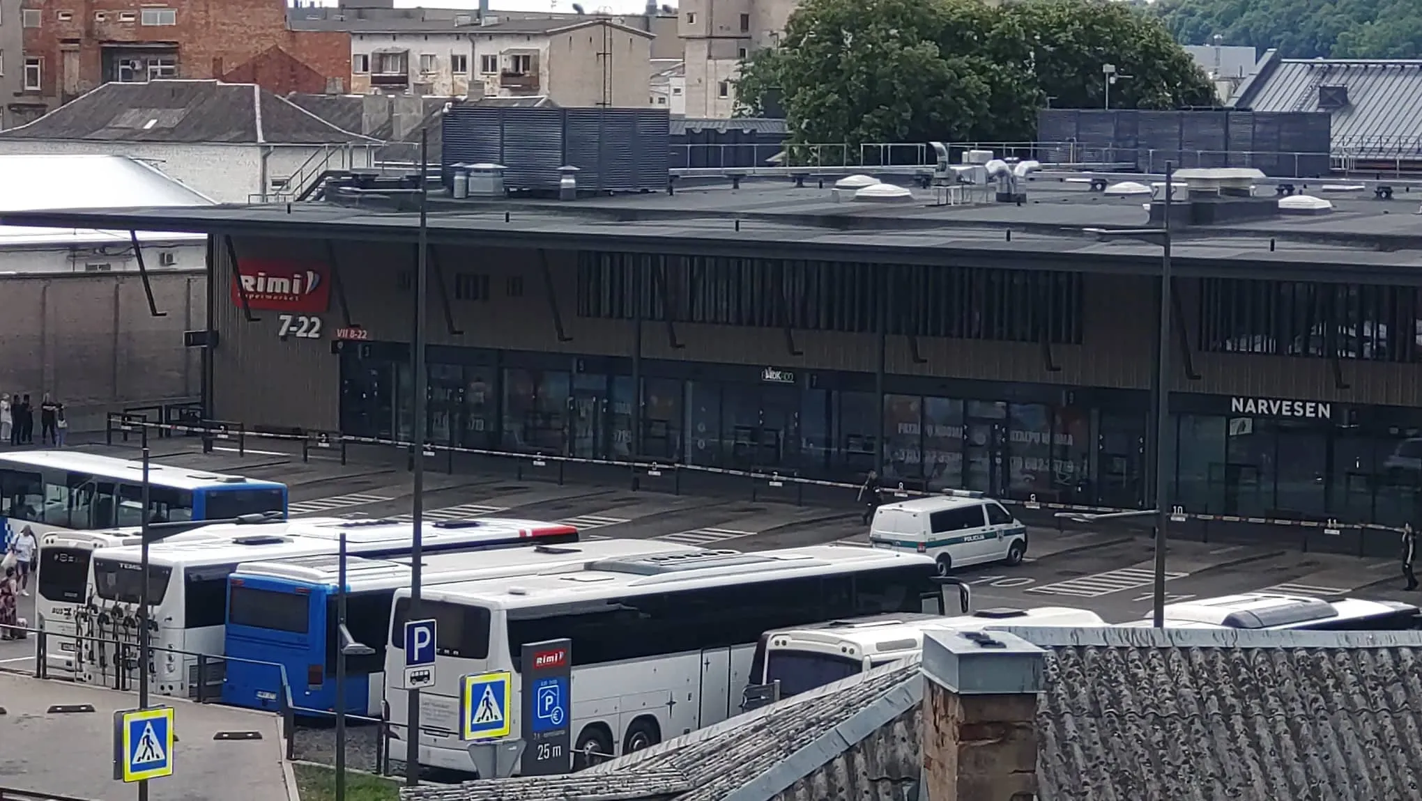 Evakuota autobusų stotis